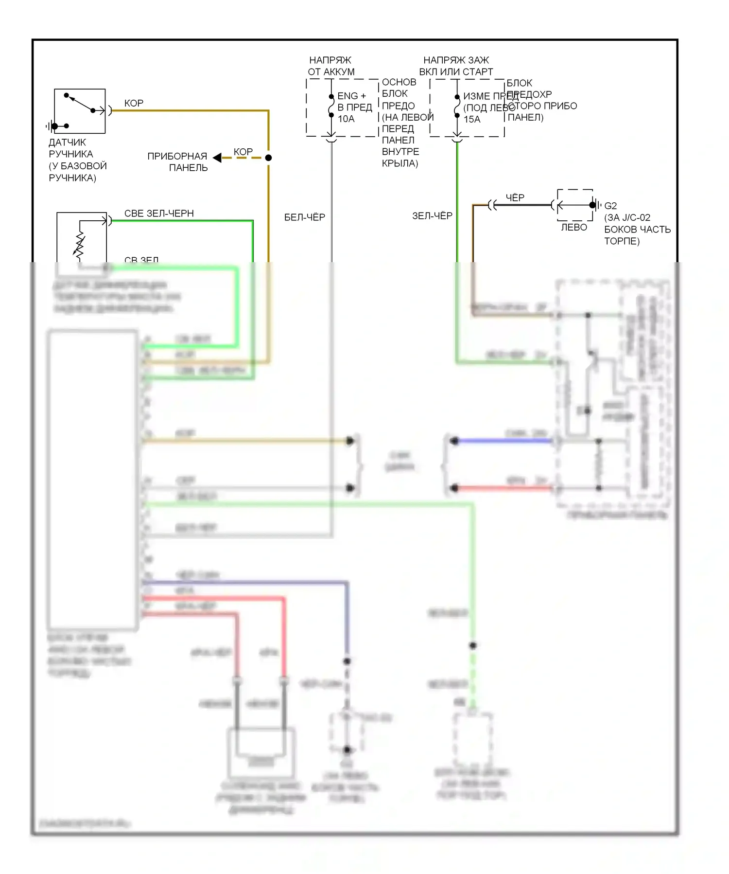 6 Mazda GH (2007-2009): Электросхема 4wd 