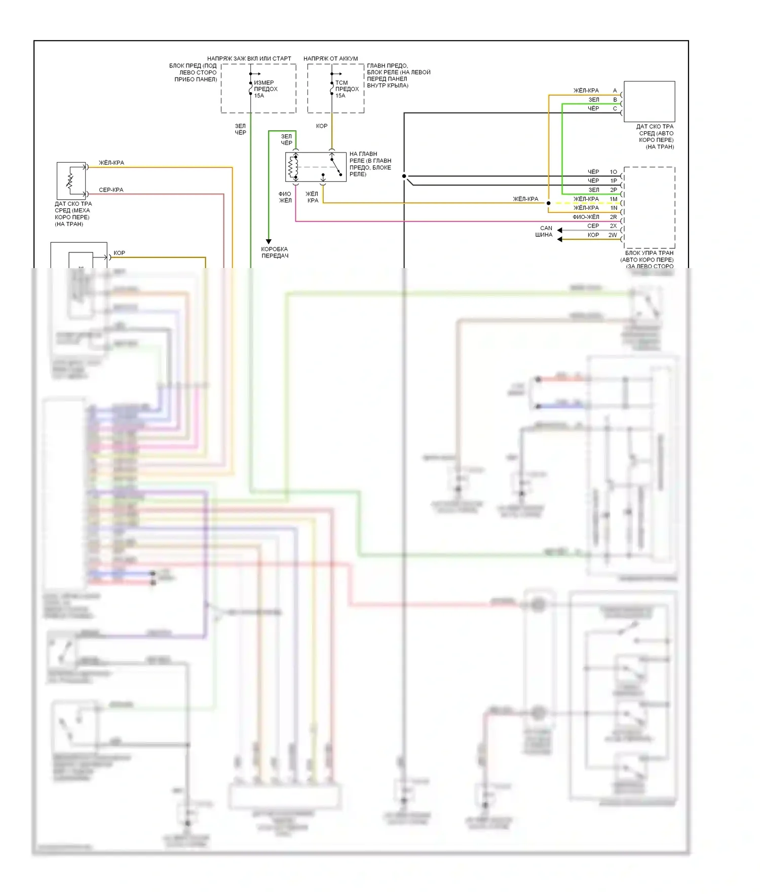 6 Mazda GH (2007-2009): 2.3l, электросхема круиз-контроля 