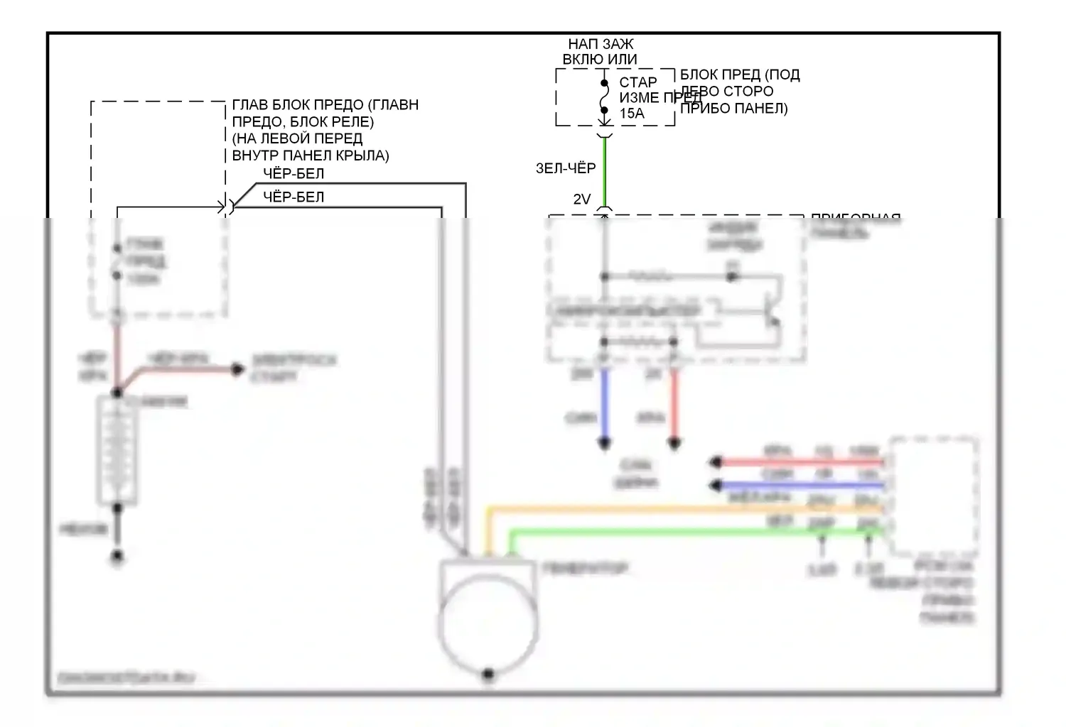 6 Mazda GH (2007-2009): Электросхема генератора 