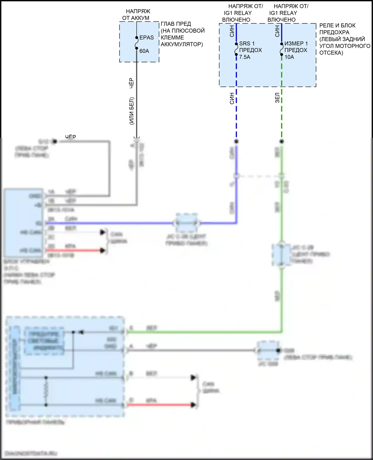 6 Mazda GJ рестайлинг 2 (2018-2024): Электросхема электроусилителя руля 