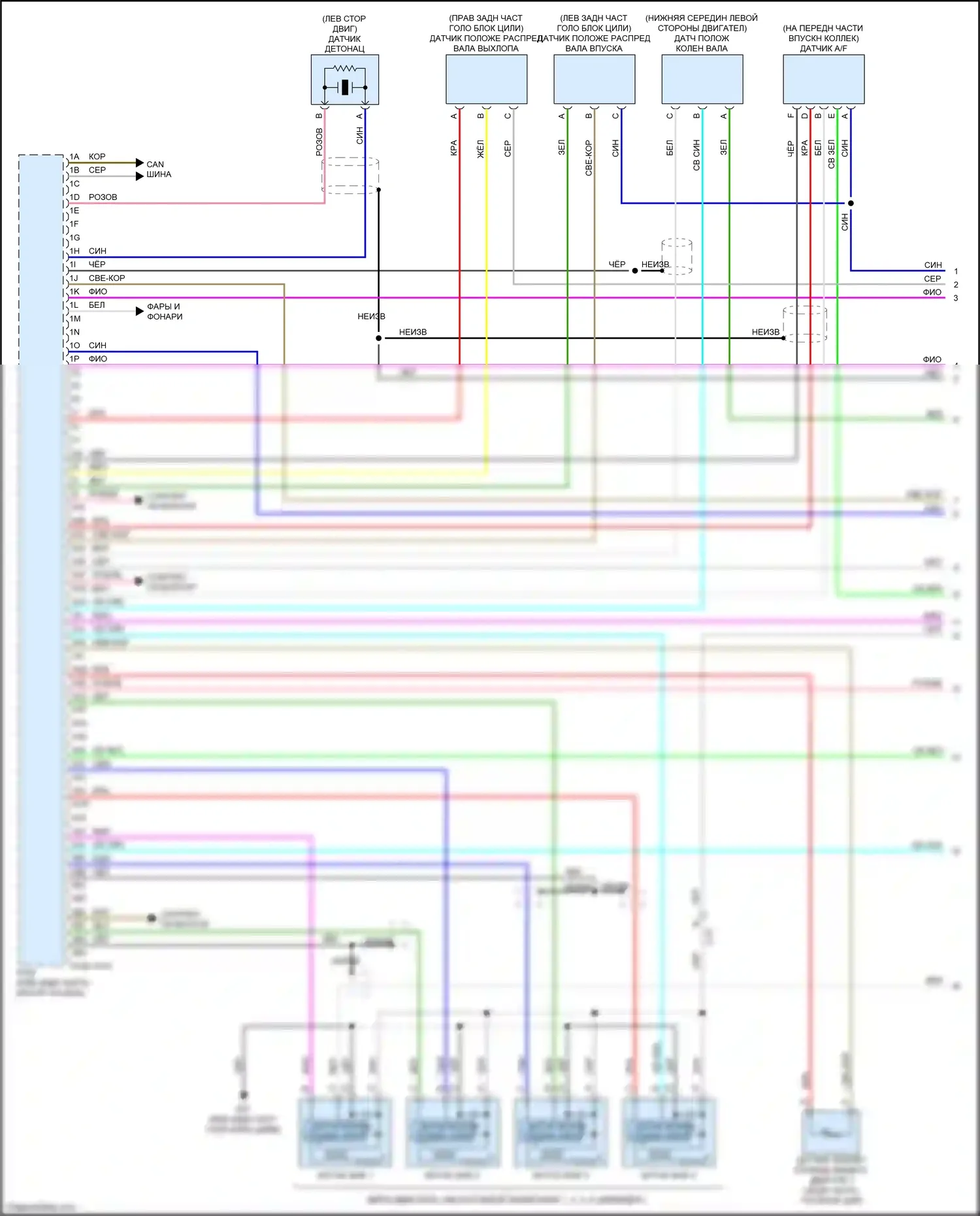 6 Mazda GJ рестайлинг (2015-2018): Электросхема двигателя 2.5l (1 из 5) 