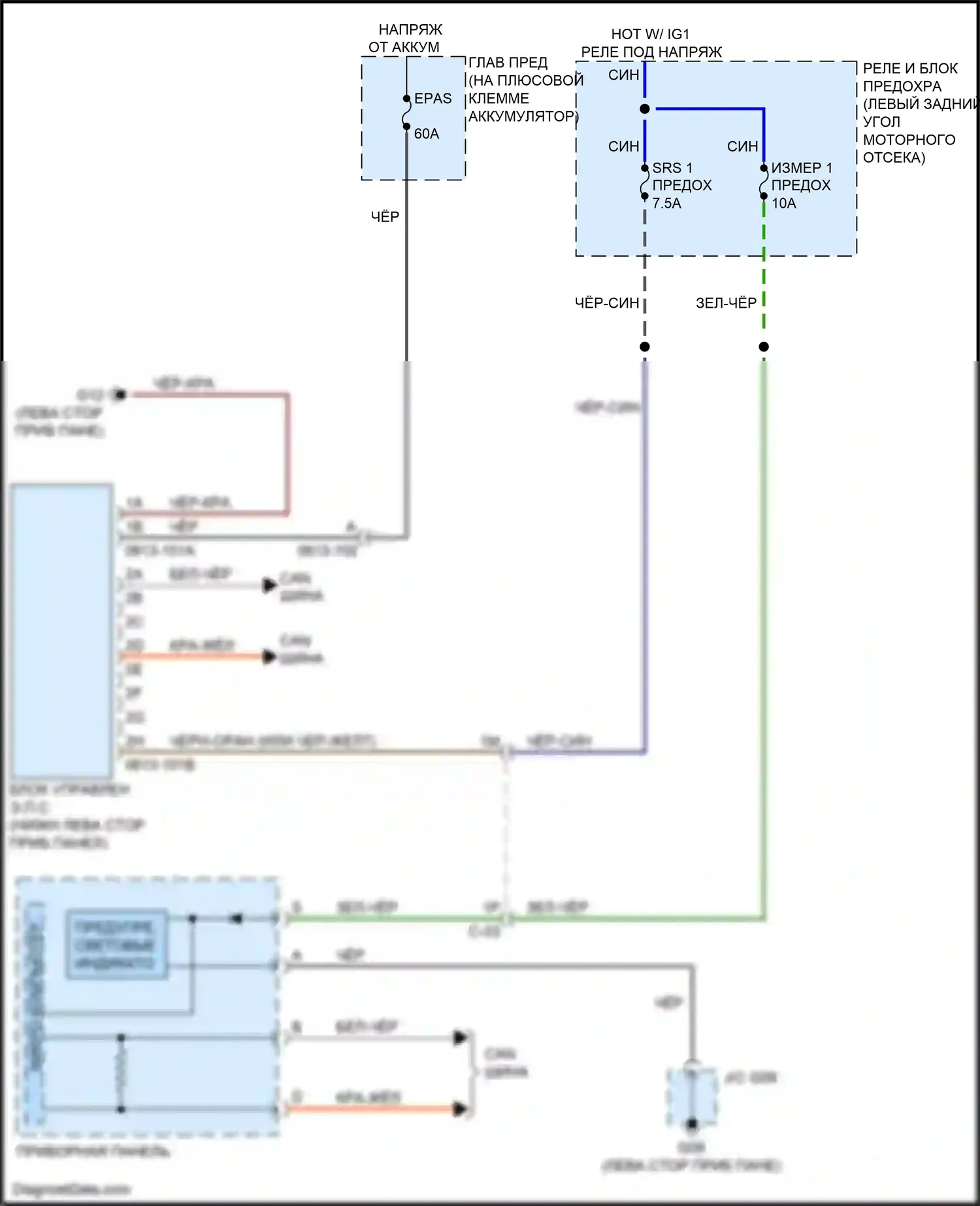 6 Mazda GJ рестайлинг (2015-2018): Электросхема электроусилителя руля 