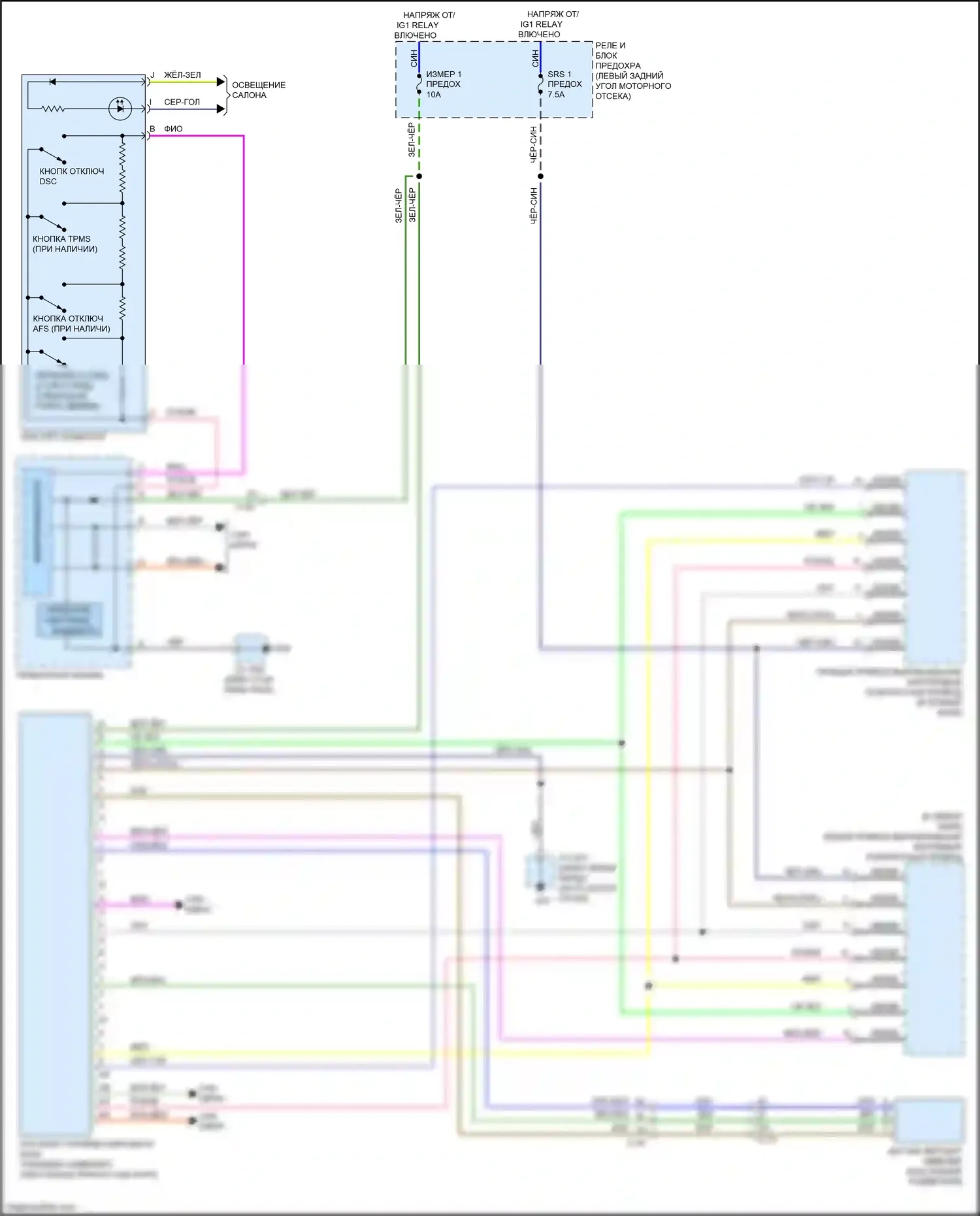 6 Mazda GJ рестайлинг (2015-2018): Электросхема корректора фар 