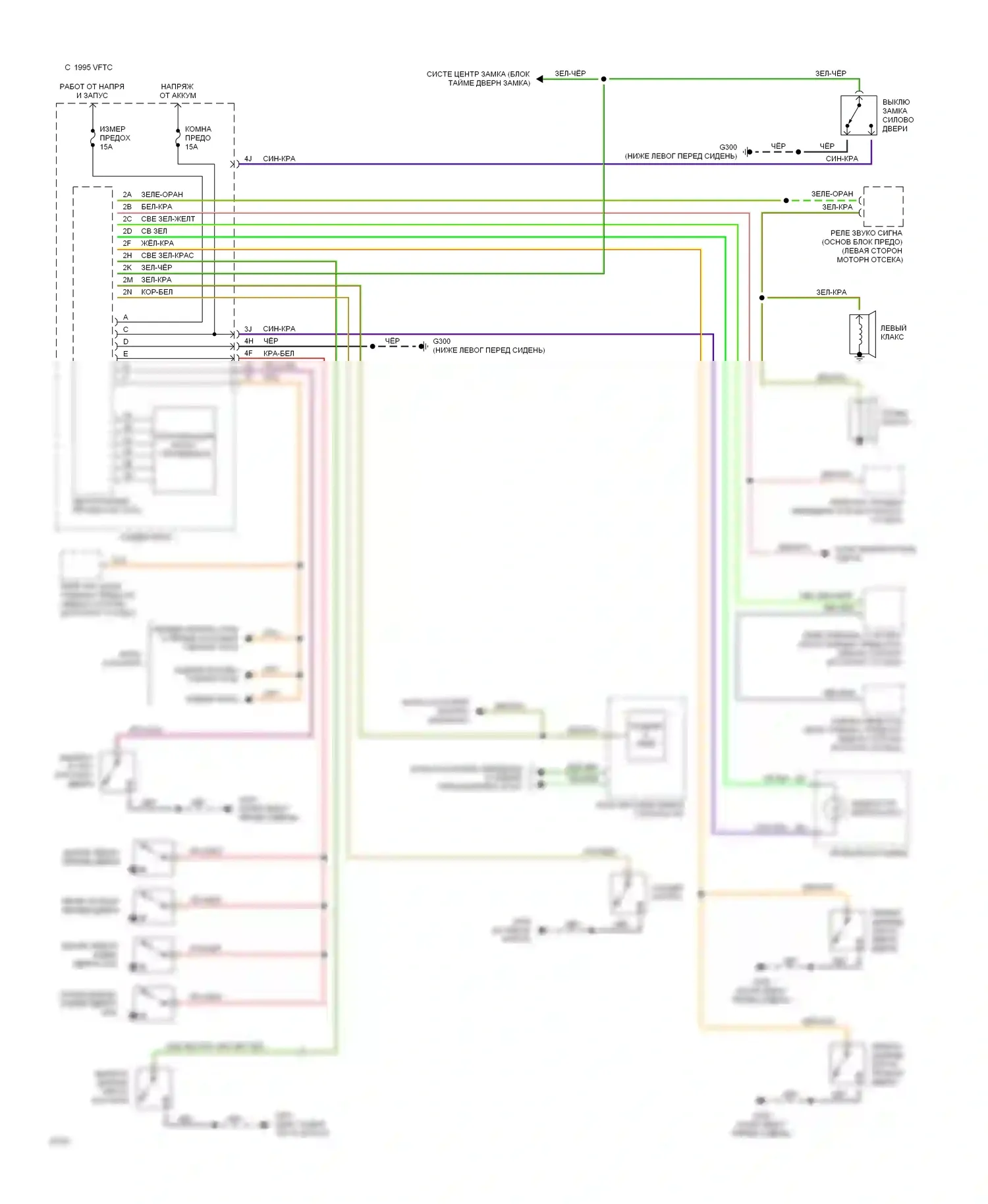 626 Mazda GD (1987-1996): Сигнализации электросхема 