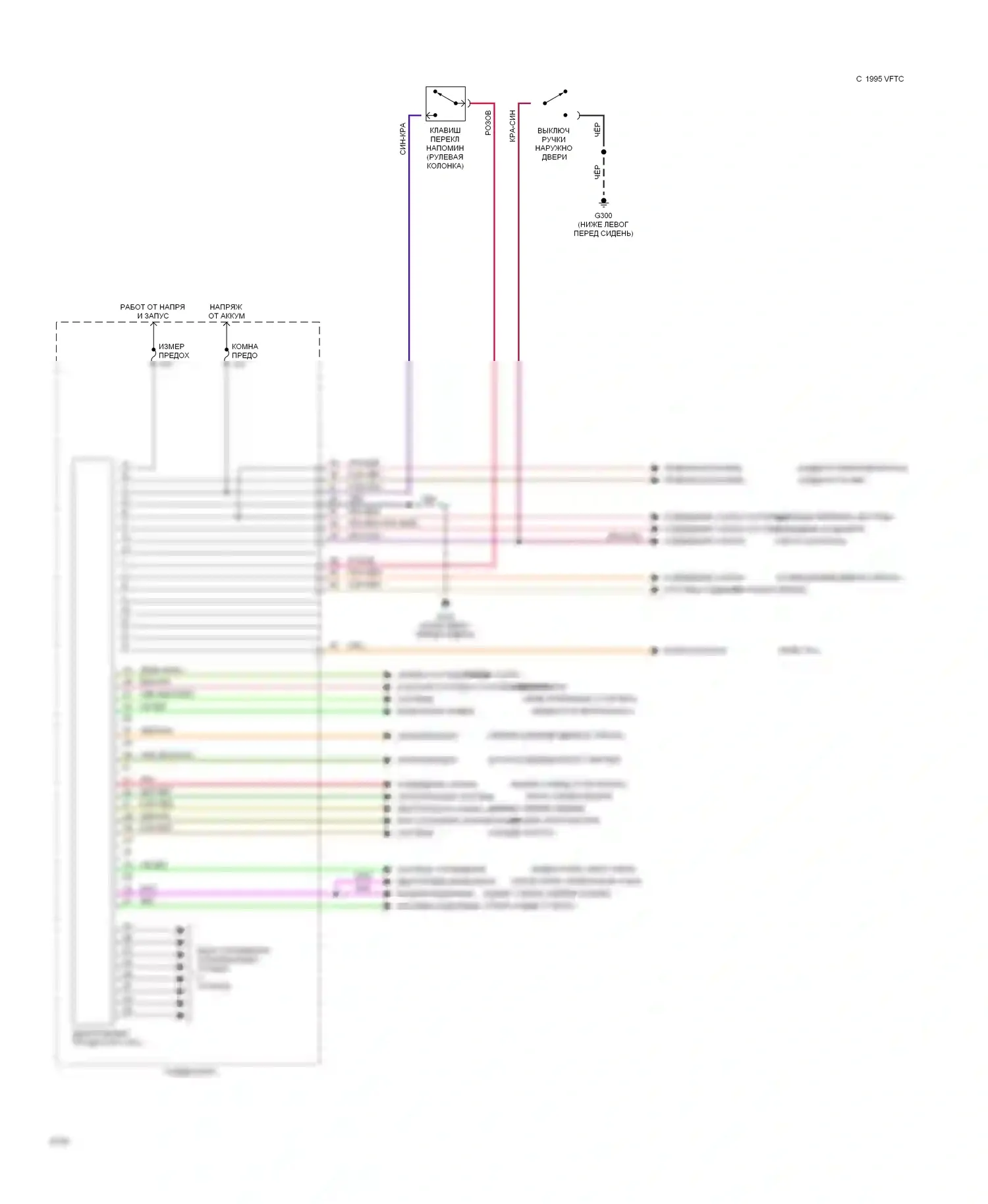 626 Mazda GD (1987-1996): Электросхема центрального процессора 
