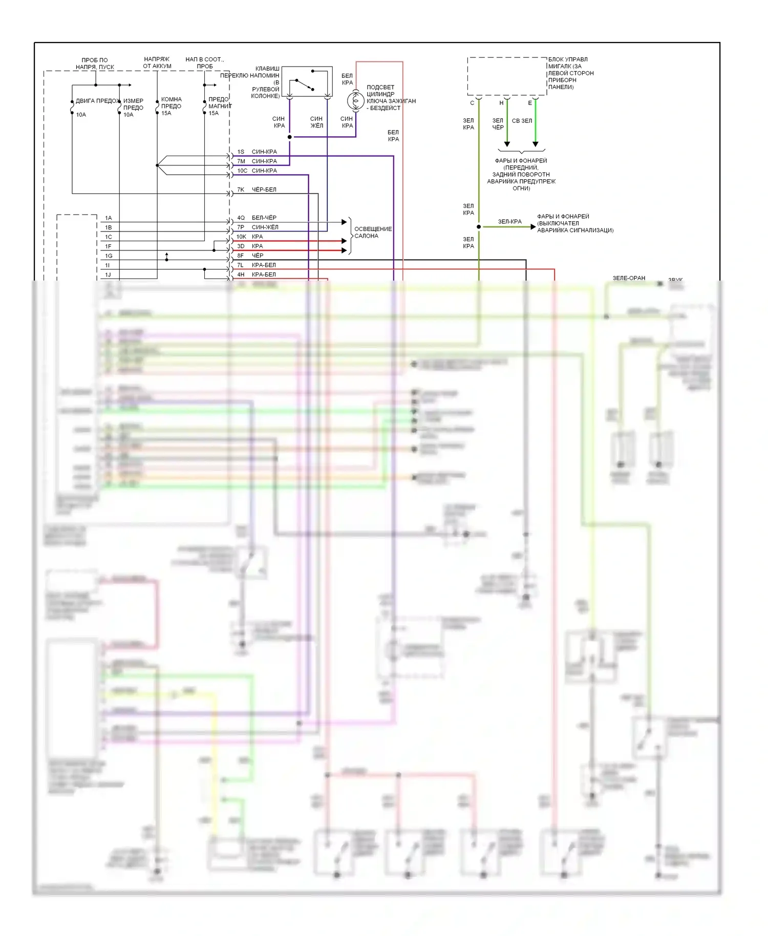 626 Mazda GF (1997-2002): Сигнализации электросхема 