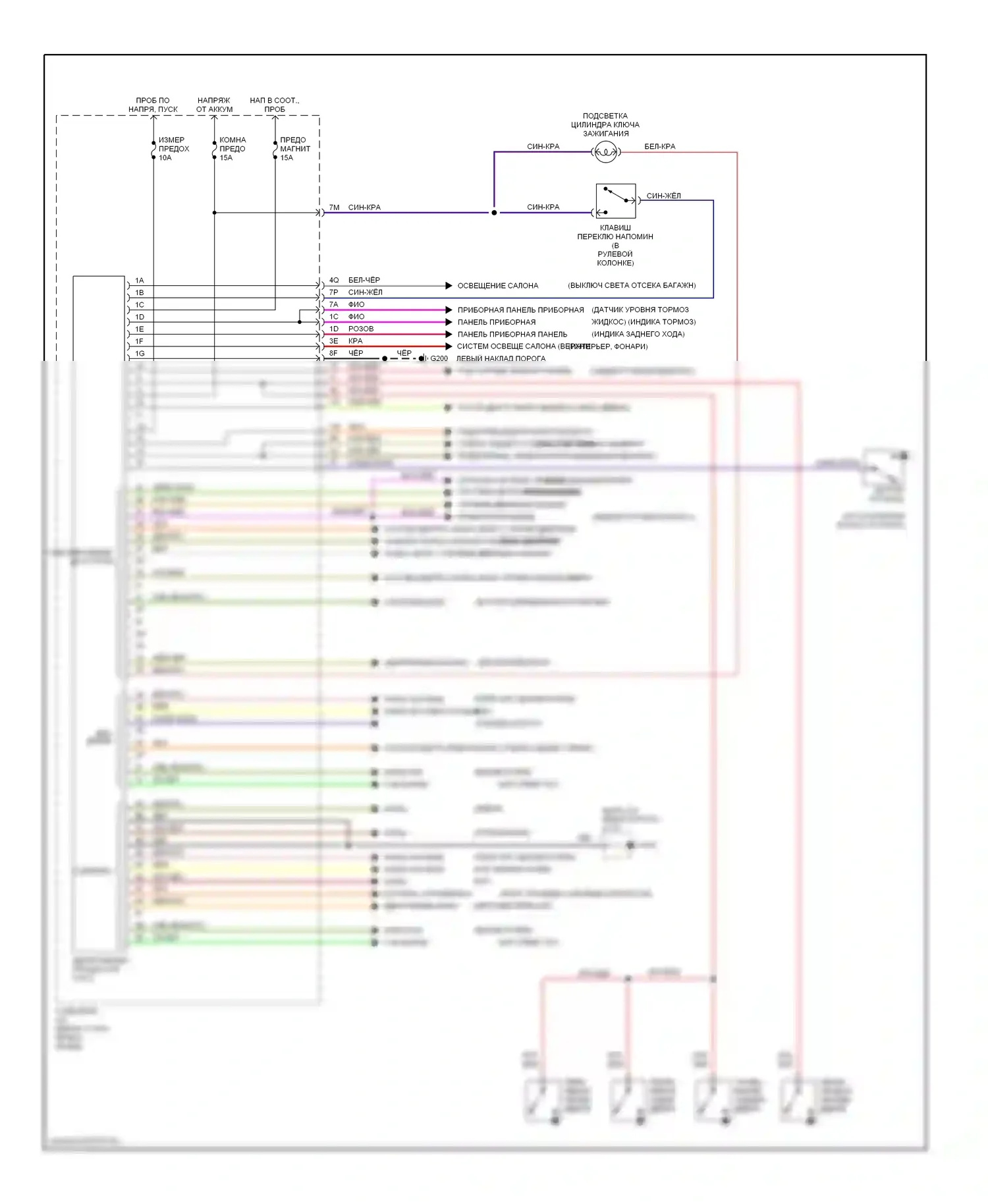 626 Mazda GF (1997-2002): Электросхемы компьютера тела 