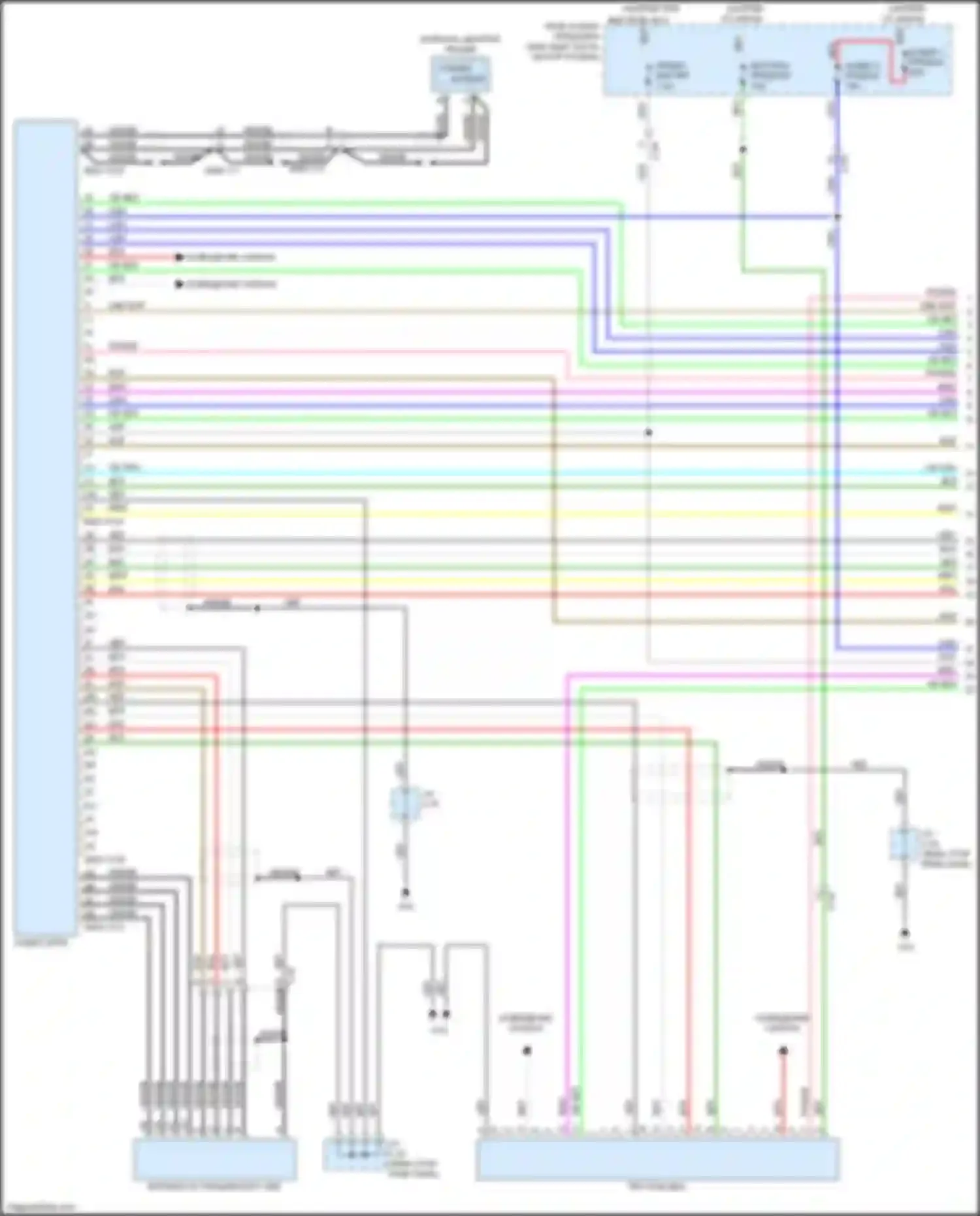 CX-3 Mazda I (2015-2018): Электросхема магнитолы, без бозе и навигации (1 из 3) 