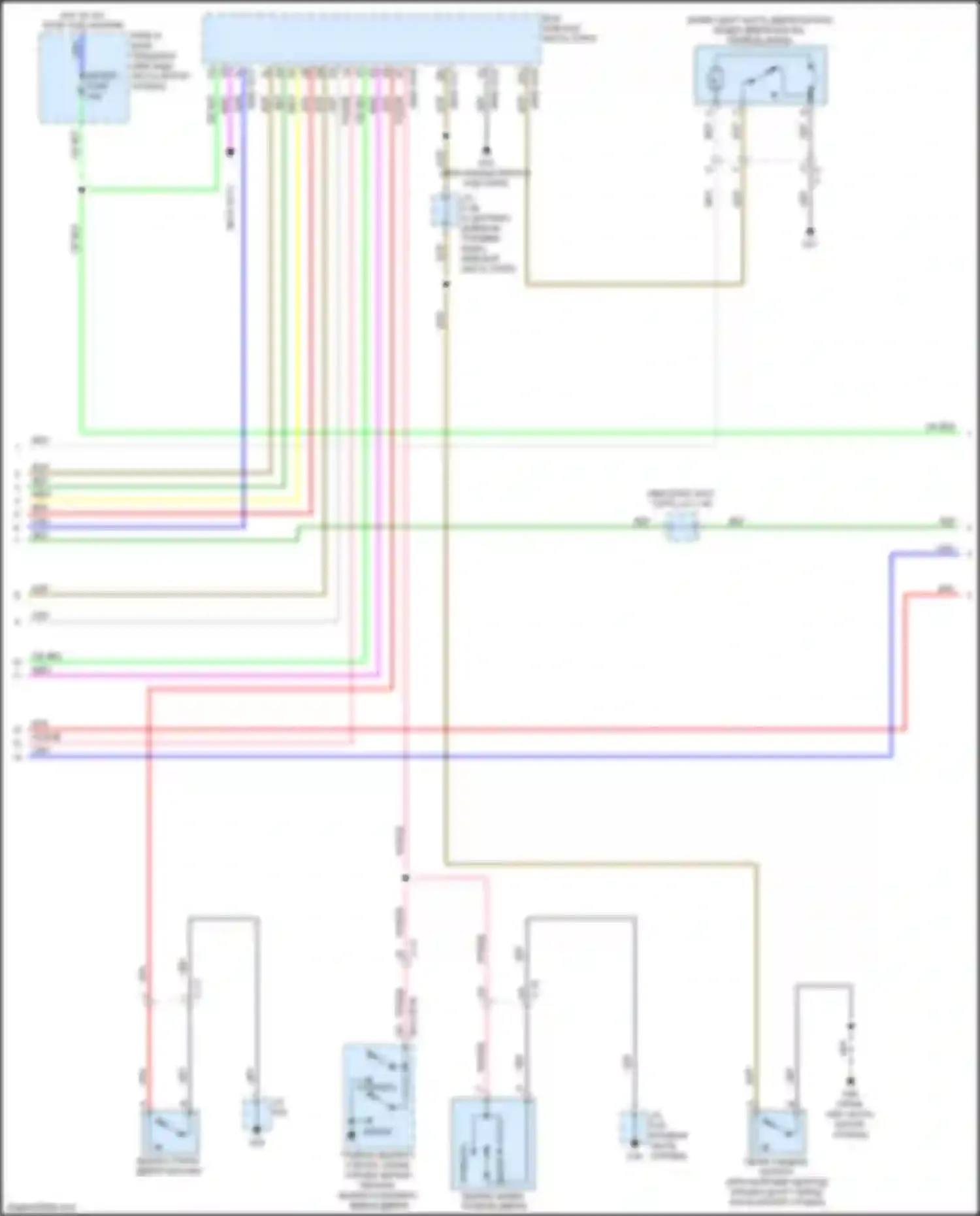 CX-3 Mazda I (2015-2018): Сигнализации электросхема (4 из 5) 