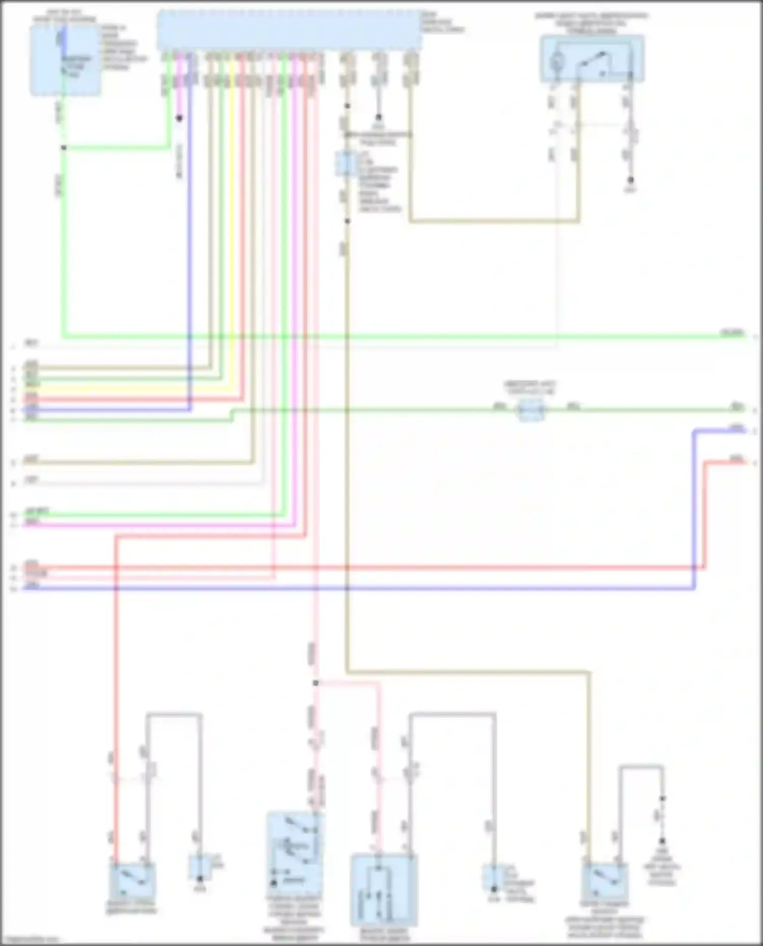 CX-3 Mazda I (2015-2018): Электросхема центрального замка (4 из 5) 