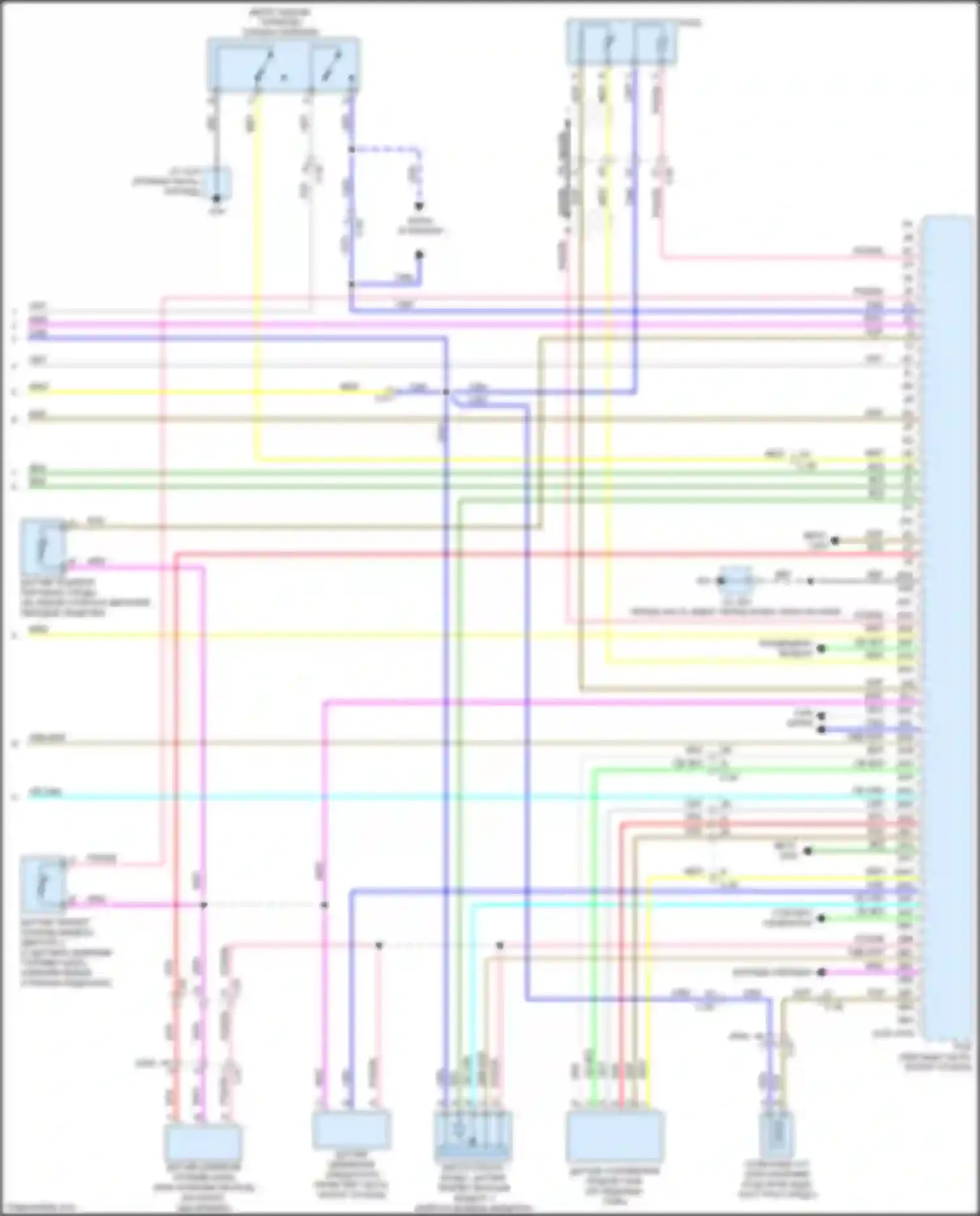 Электросхема подключения c-61 для Mazda CX-3 I (2015-2018)