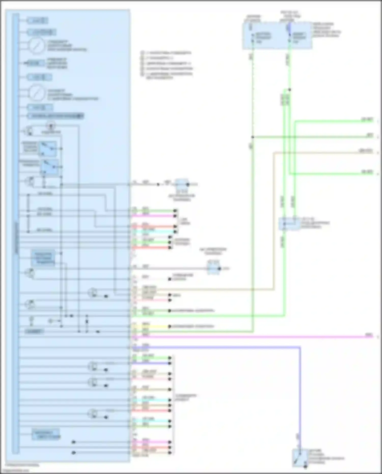 Электросхема подключения can шины для Mazda CX-3 I (2015-2018)