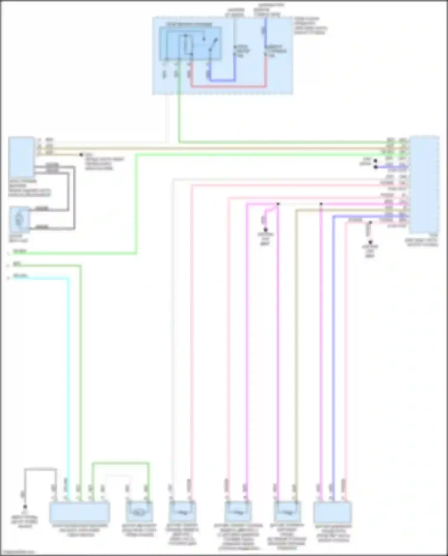 Электросхема подключения can шины для Mazda CX-3 I (2015-2018)