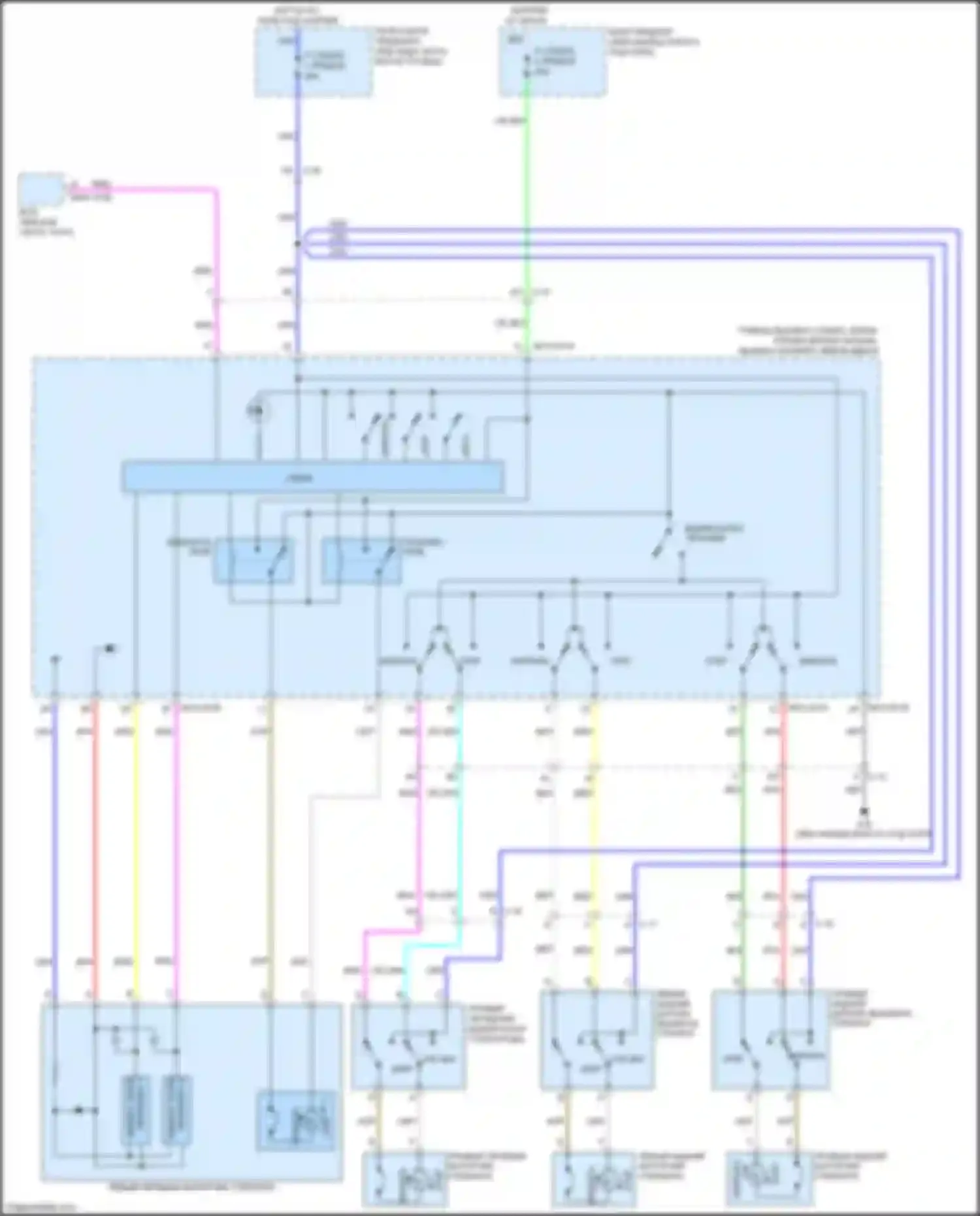 Электросхема подключения эффекта холла для Mazda CX-3 I (2015-2018)