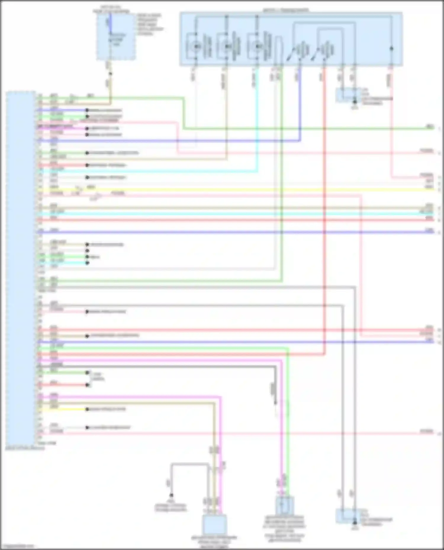 Электросхема подключения коричневого провода для Mazda CX-3 I (2015-2018)