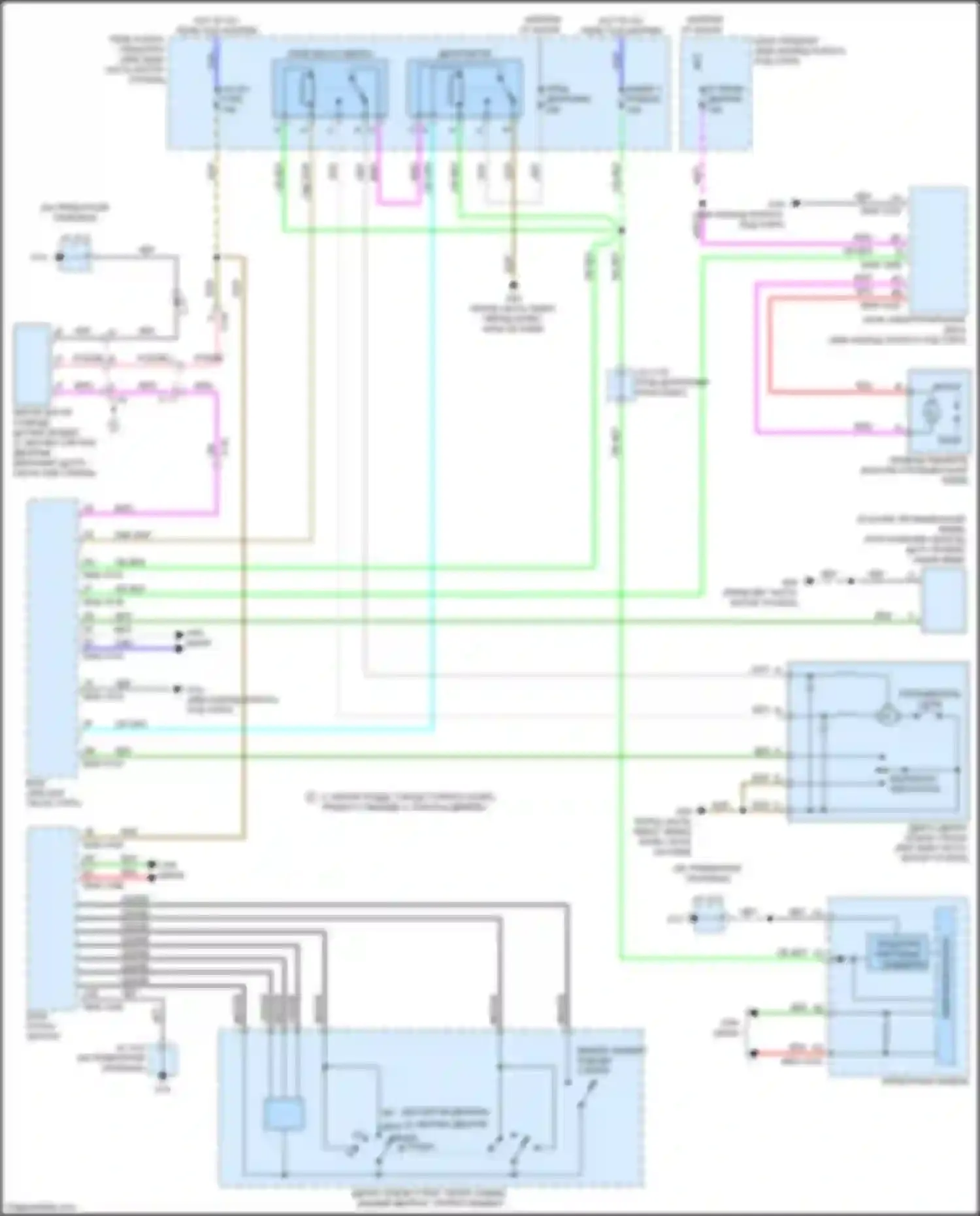 Электросхема подключения коричневого провода для Mazda CX-3 I (2015-2018)