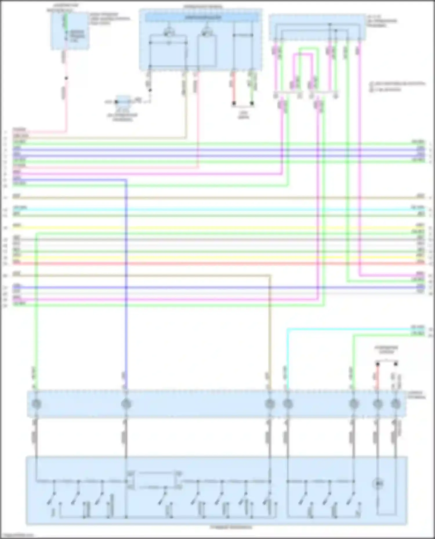Электросхема подключения коричневого провода для Mazda CX-3 I (2015-2018)
