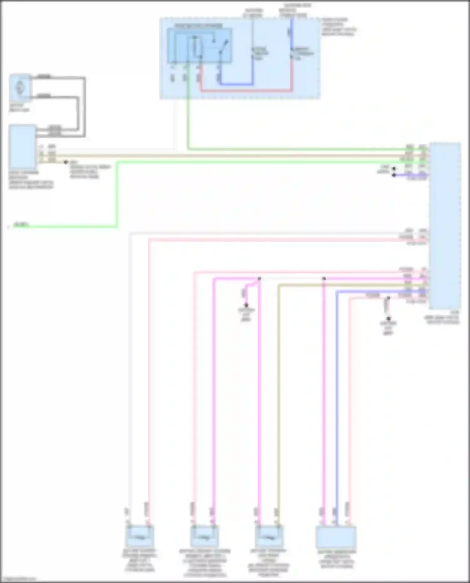 Электросхема подключения коричневого провода для Mazda CX-3 I (2015-2018)