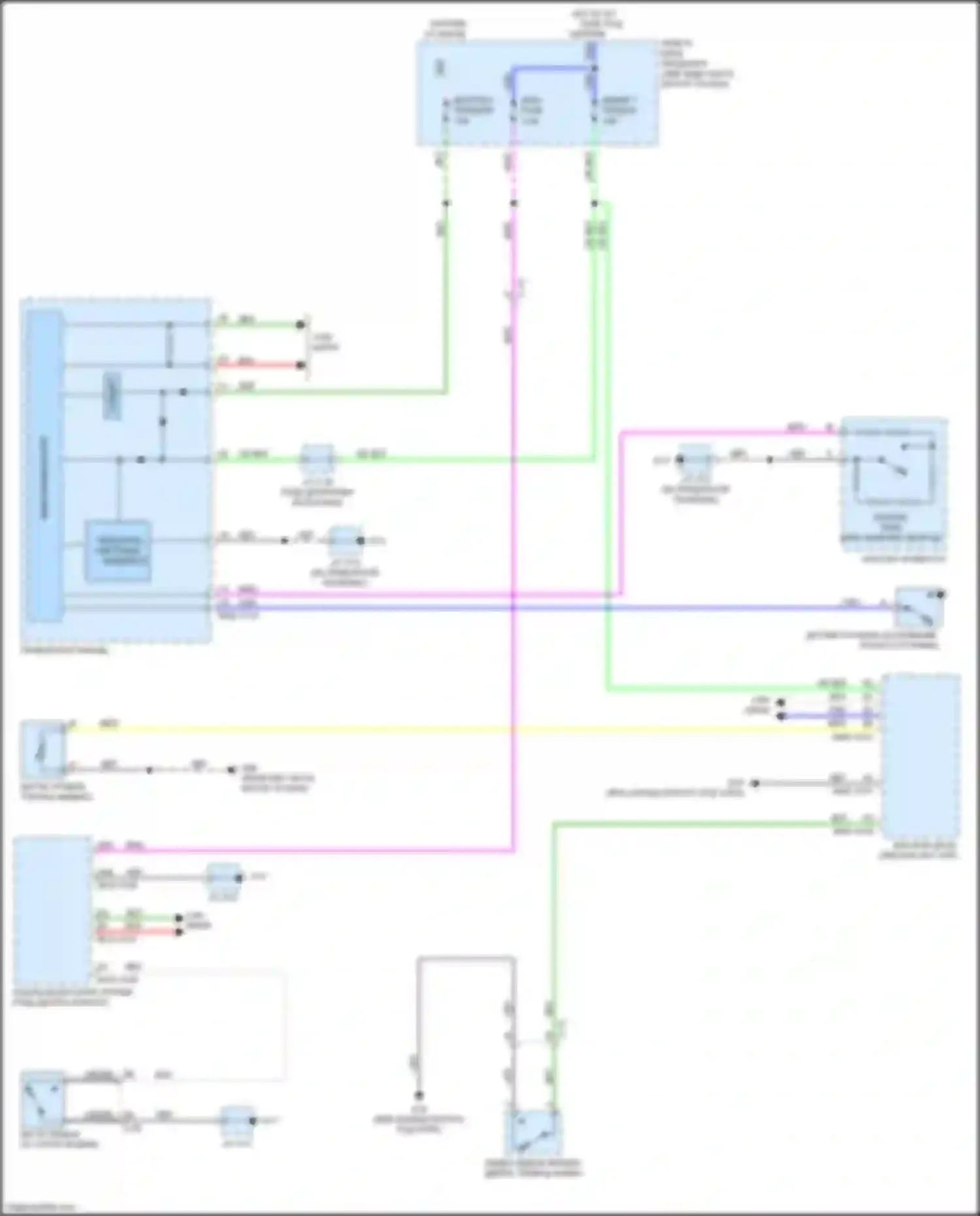 Электросхема подключения микрокомпьютера для Mazda CX-3 I (2015-2018)