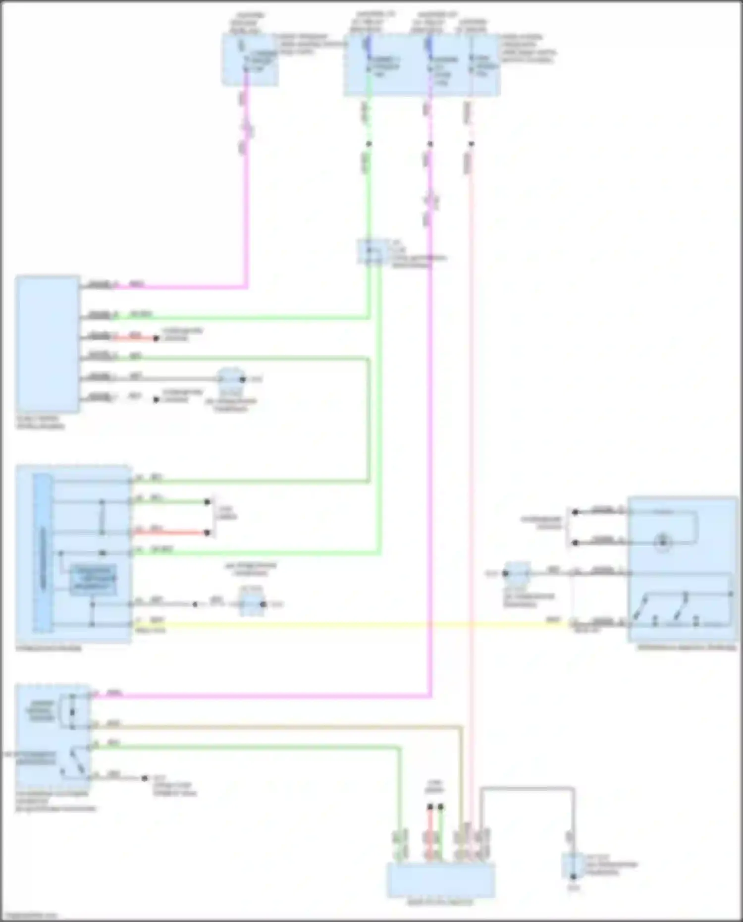 Электросхема подключения напряжения от/ для Mazda CX-3 I (2015-2018)