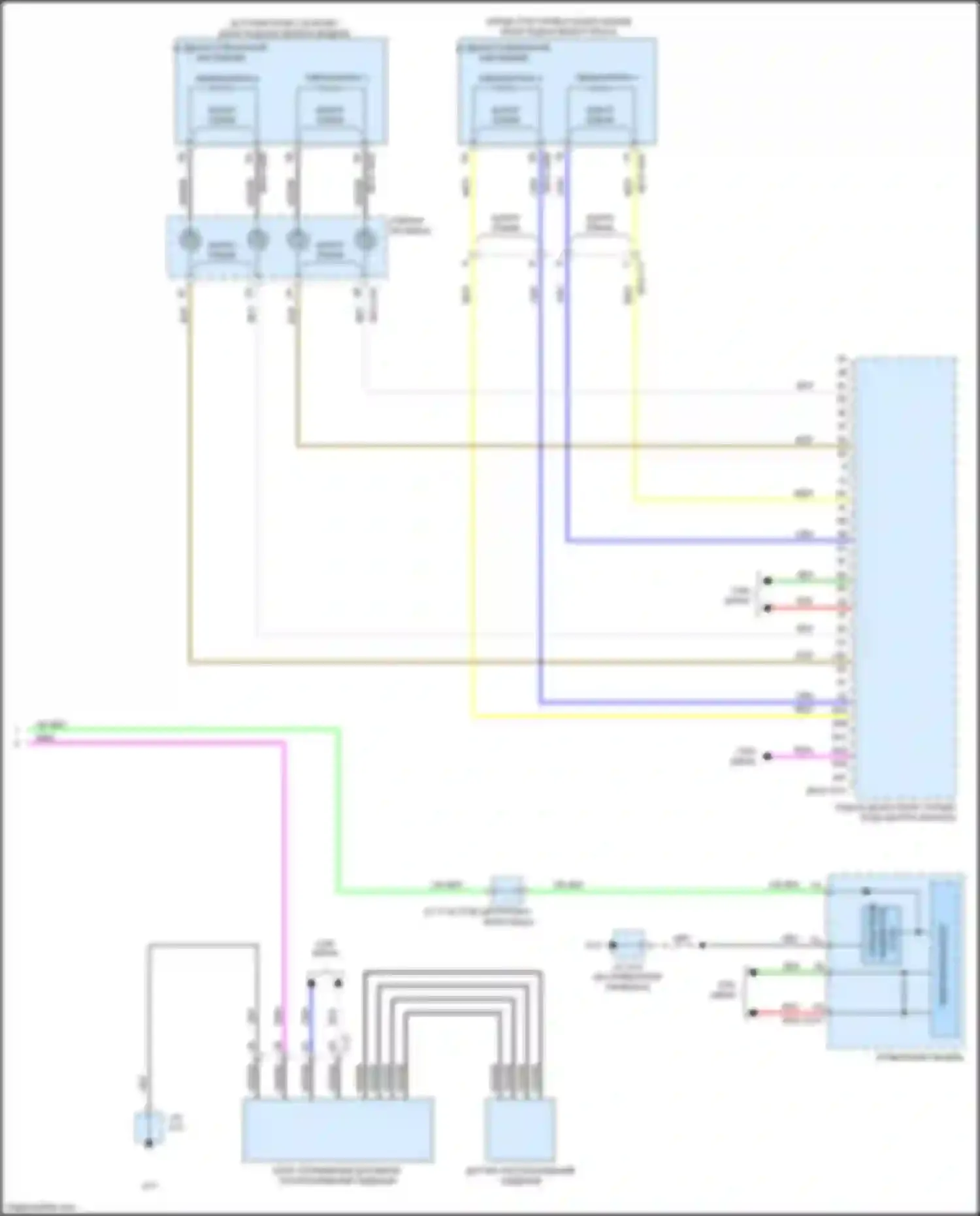 Электросхема подключения приборной панели для Mazda CX-3 I (2015-2018)