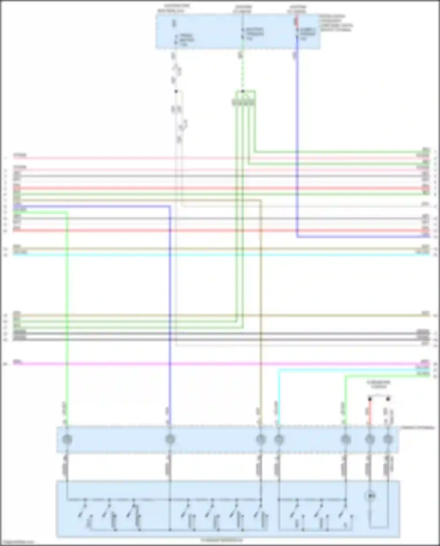 Электросхема подключения рулевого переключателя для Mazda CX-3 I (2015-2018)