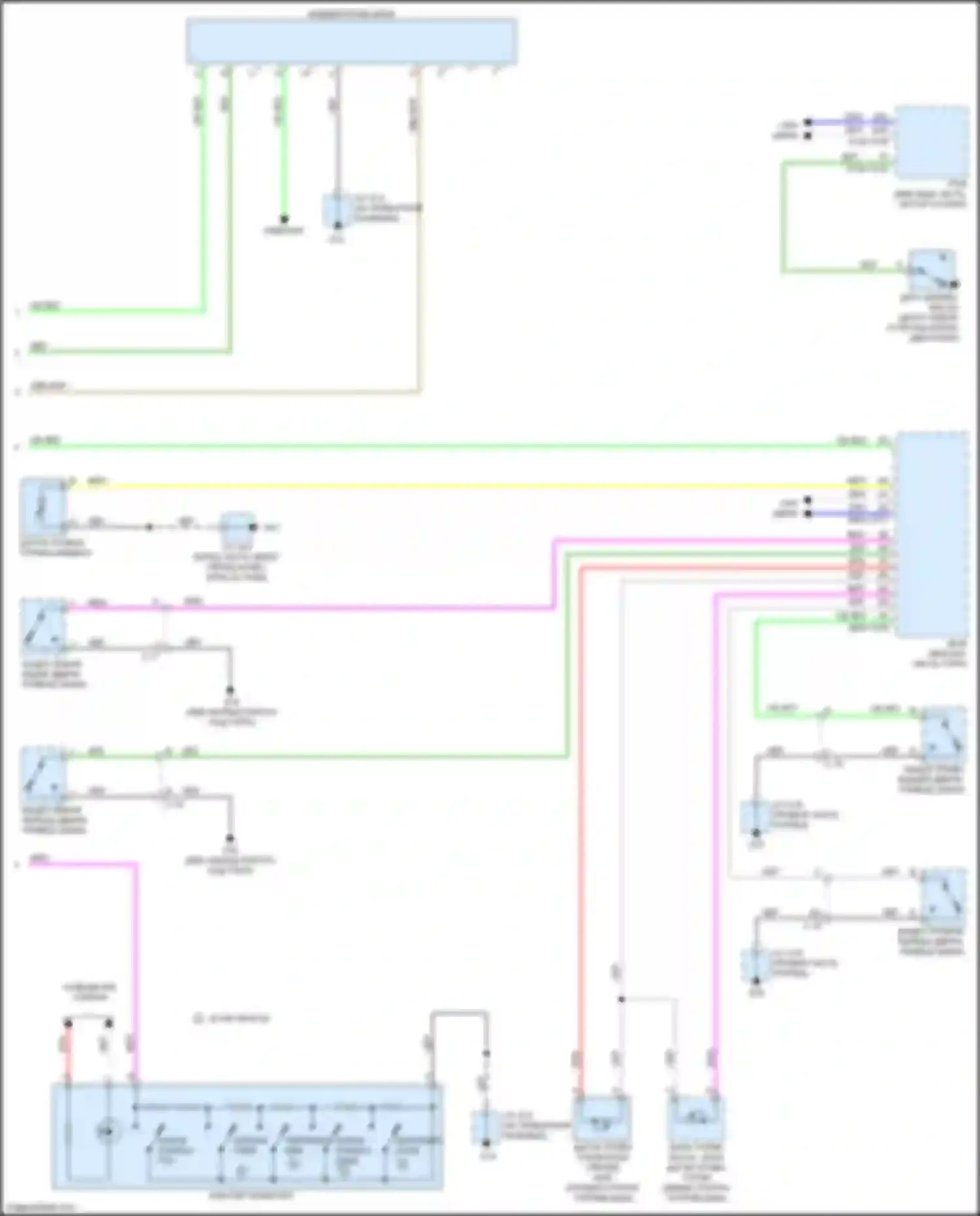 Электросхема подключения серого провода для Mazda CX-3 I (2015-2018)