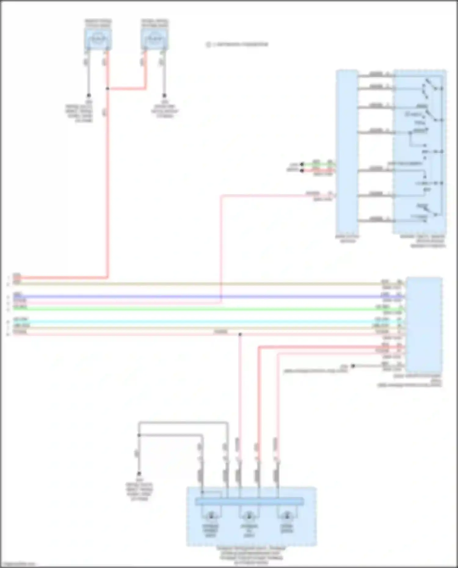 Электросхема подключения светло-коричневый провода для Mazda CX-3 I (2015-2018)