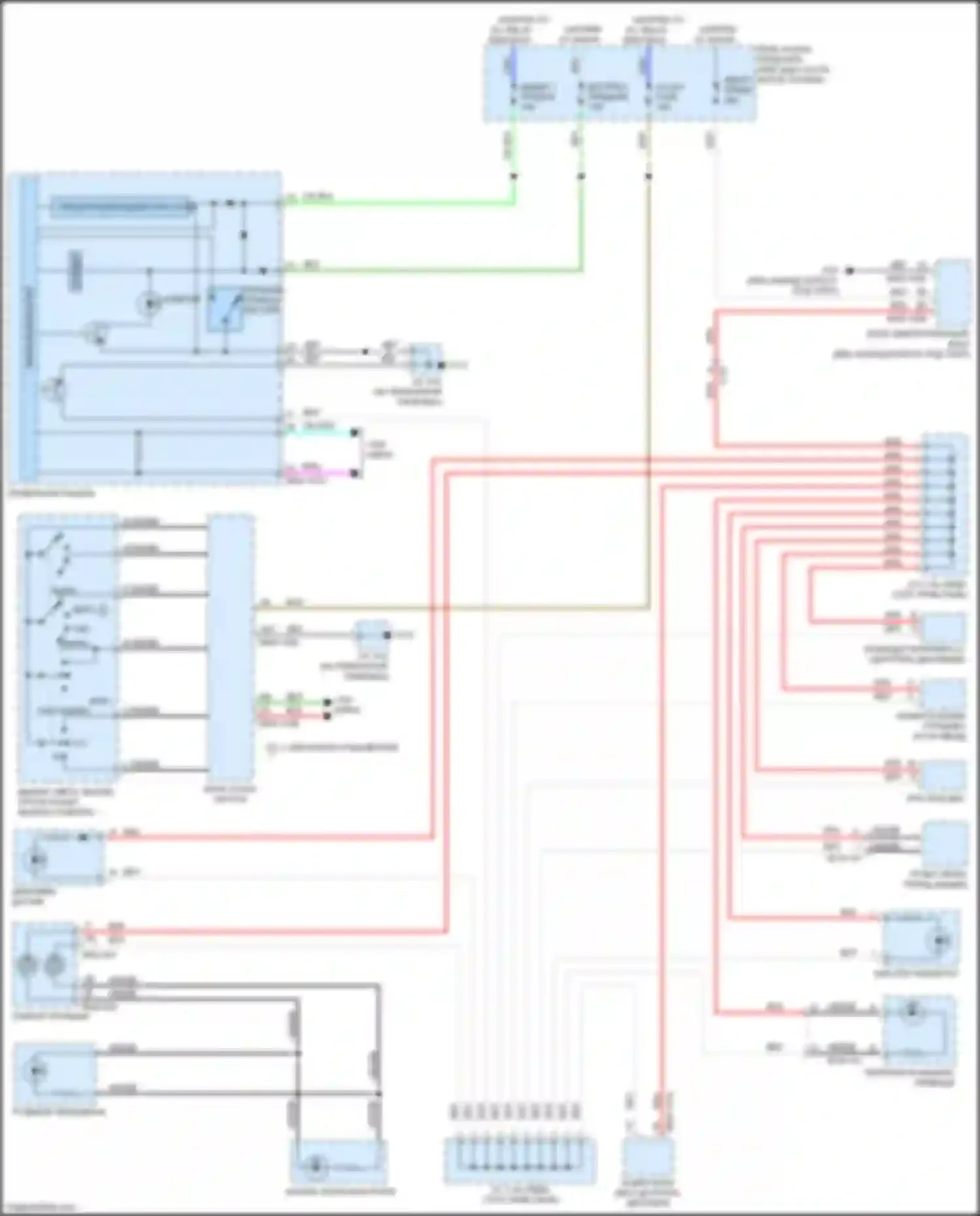 Электросхема подключения выключателя света, выключателя противотуманного фонаря, выключателя поворотника/ для Mazda CX-3 I (2015-2018)