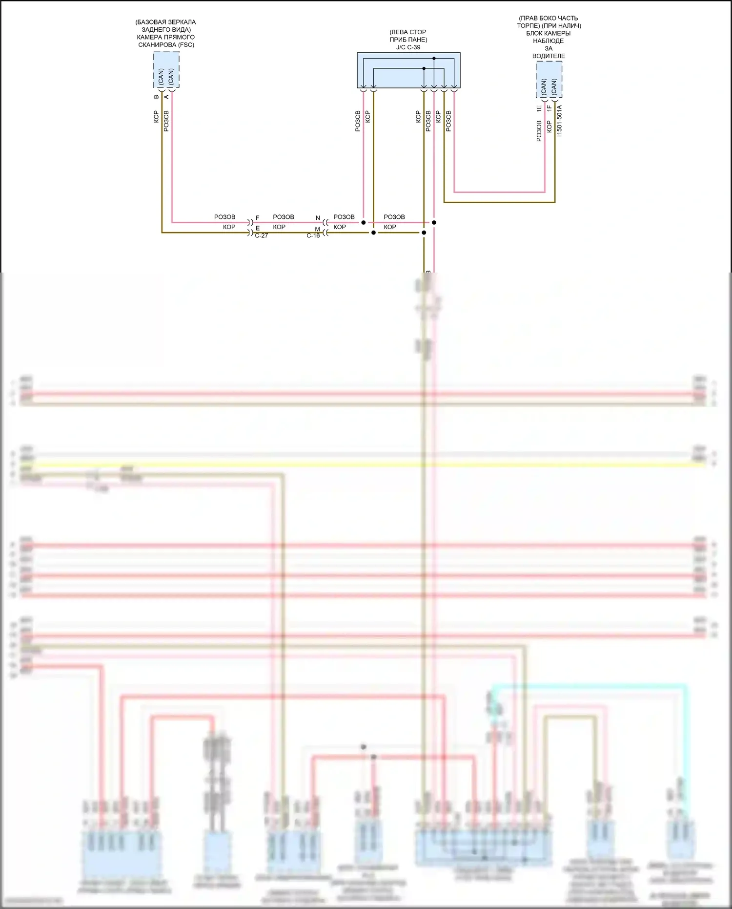 CX-30 Mazda I (2019-2024): Can шина электросхема (3 из 4) 