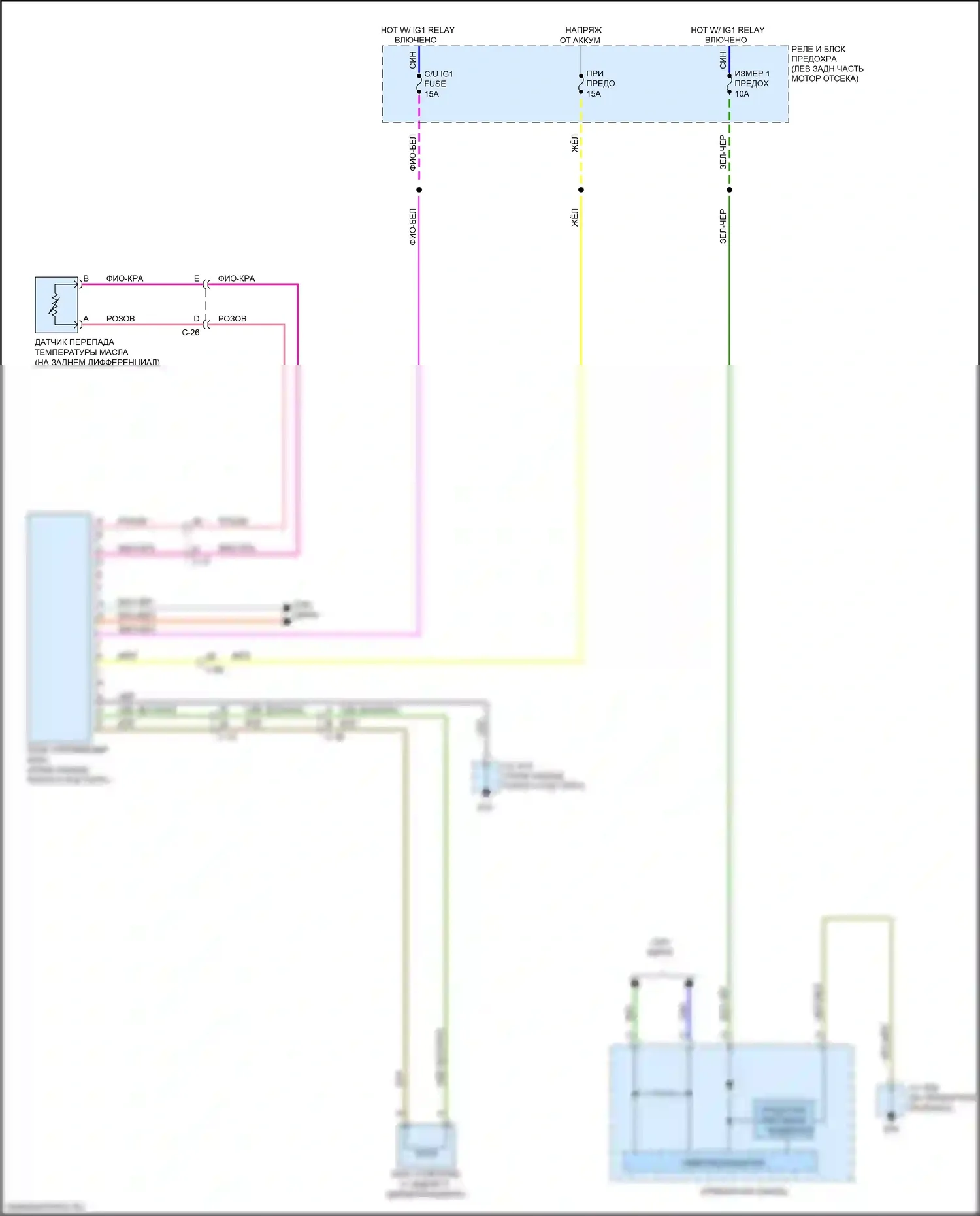 CX-5 Mazda I рестайлинг (2015-2017): Электросхема 4wd 