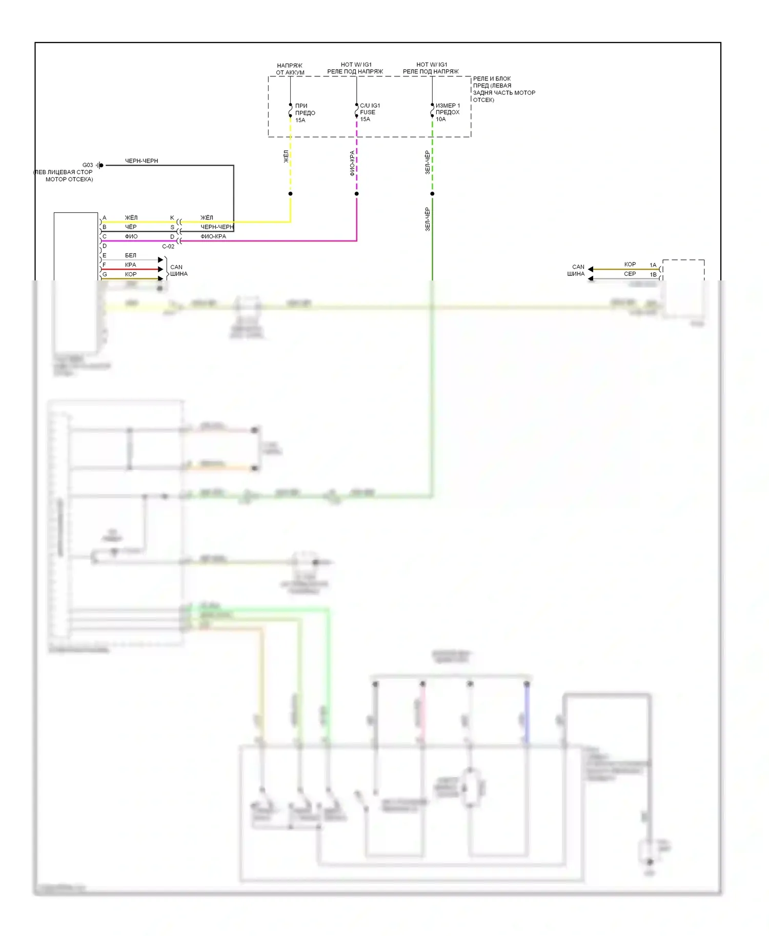 CX-5 Mazda I (2011-2015): Электросхема автоматической коробки передач 
