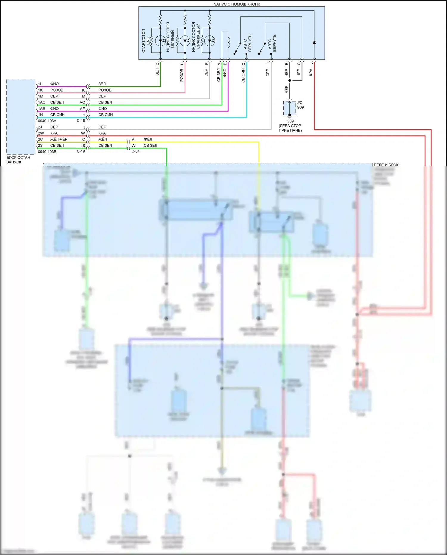 CX-5 Mazda II рестайлинг (2021-2024): Электросхема блока предохранителей реле (4 из 5) 