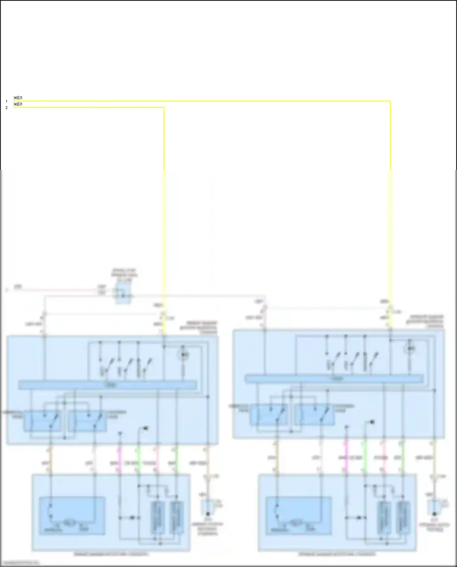CX-5 Mazda II (2017-2022): Стеклоподъемники электросхема, со всеми стёклами, автоматически открывающимися/закрывающимися (2 из 2) 