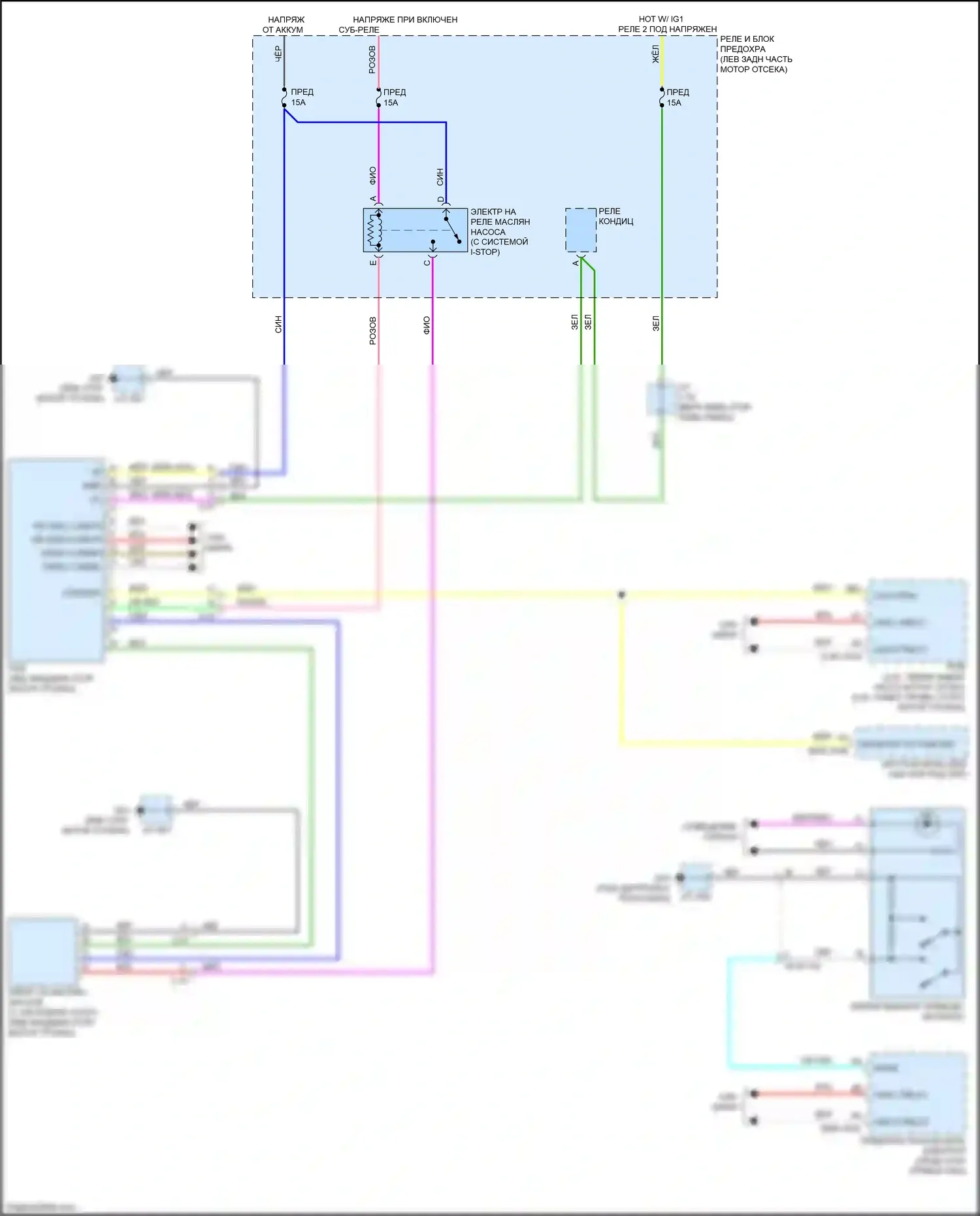 CX-50 Mazda I (2021-2024): Электросхема автоматической коробки передач (1 из 2) 