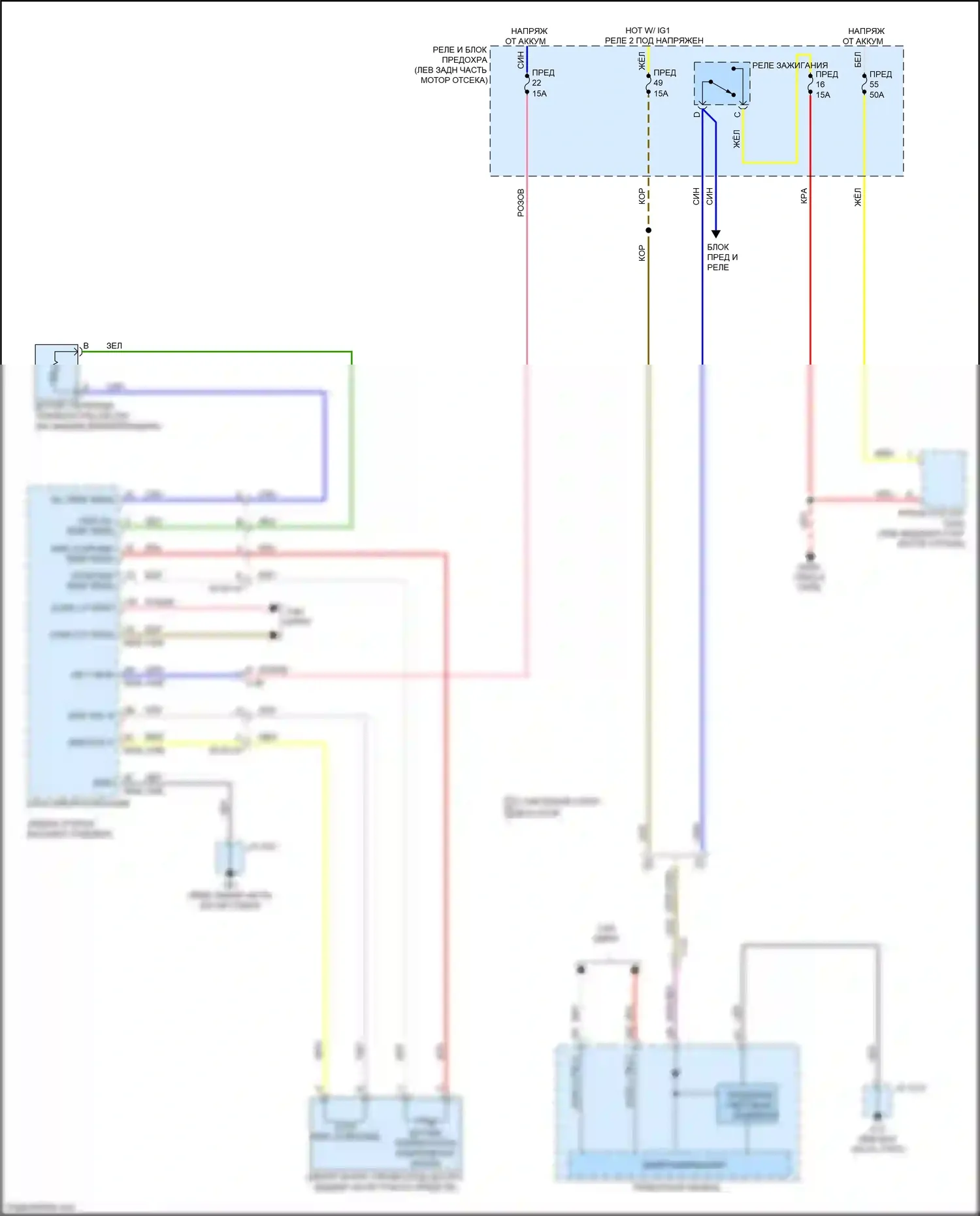 CX-50 Mazda I (2021-2024): Электросхема awd 