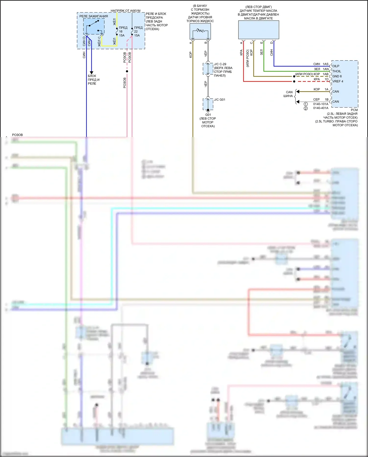 CX-50 Mazda I (2021-2024): Электросхема приборной панели (3 из 3) 