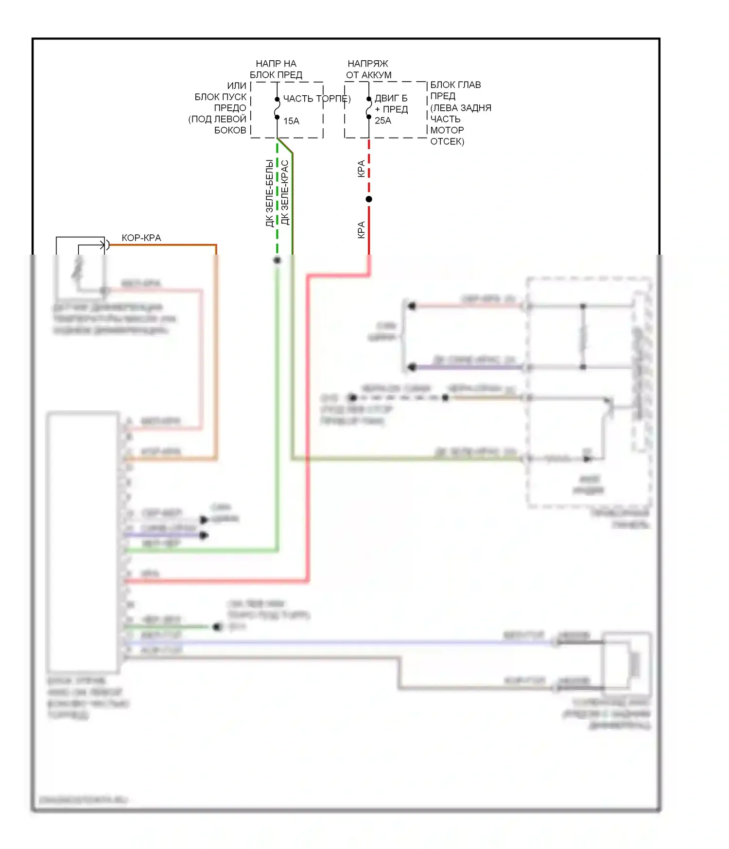 CX-7 Mazda I рестайлинг (2009-2012): 2.3л турбо, 4wd электросхема 