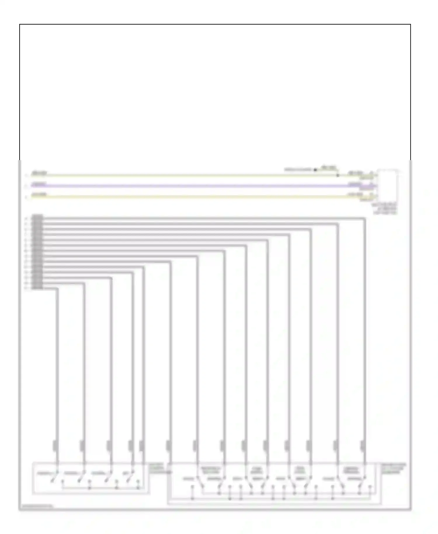 CX-9 Mazda I (2006-2012): Электросхема систем памяти (2 из 2) 