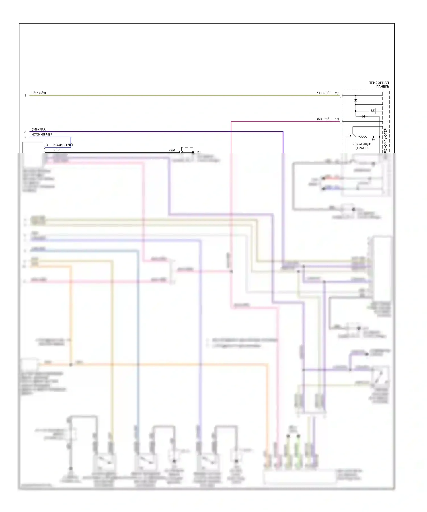 CX-9 Mazda I (2006-2012): Электросхема бесключевого доступа (2 из 2) 