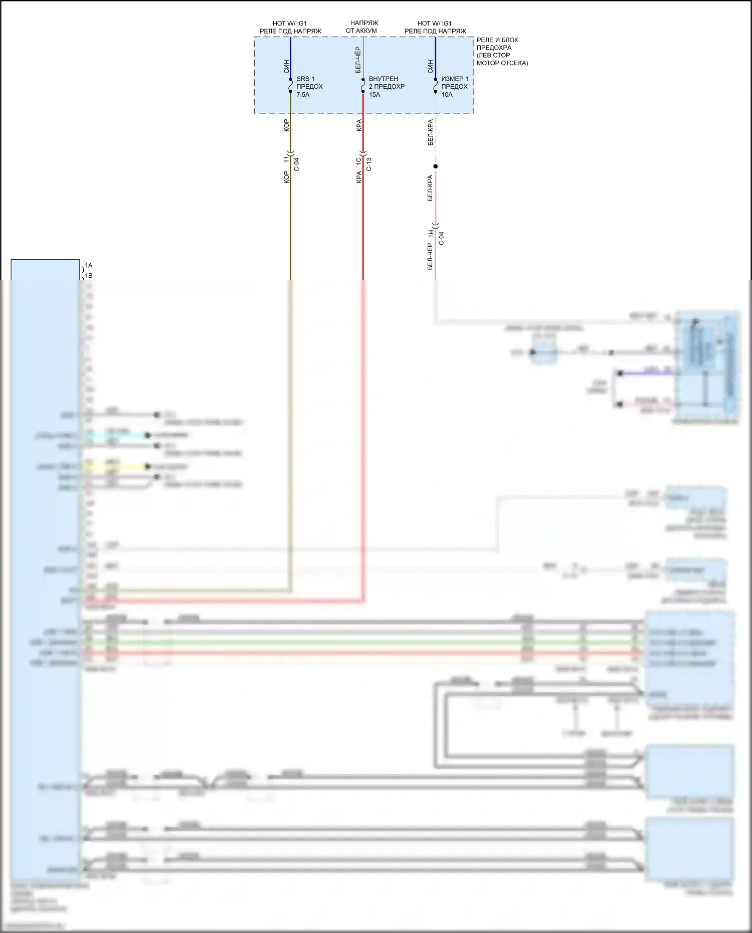CX-9 Mazda II рестайлинг (2020-2024): Электросхема телематики 