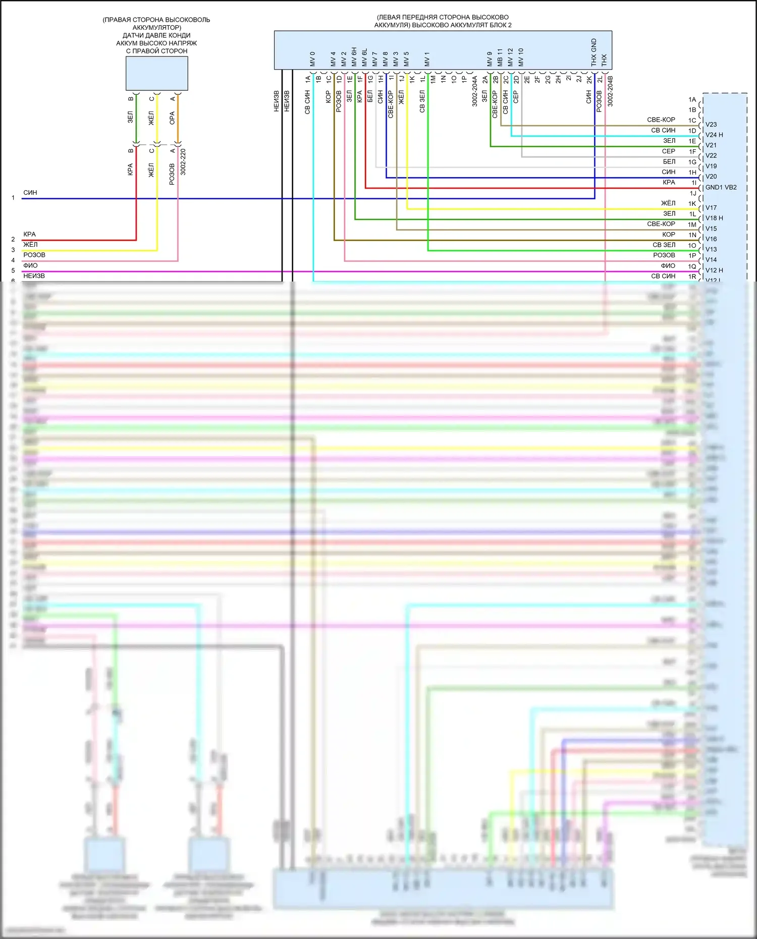 CX-90 Mazda I (2023-2024): Электросхема двигателя 2.5l подключаемый гибрид, электросхема гибридной системы (11 из 11) 