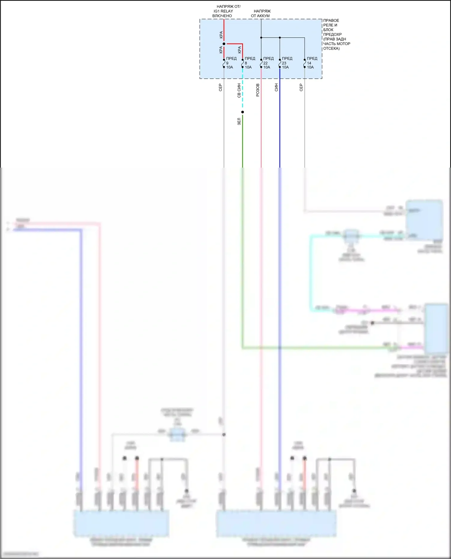 CX-90 Mazda I (2023-2024): Электросхема фар (2 из 2) 