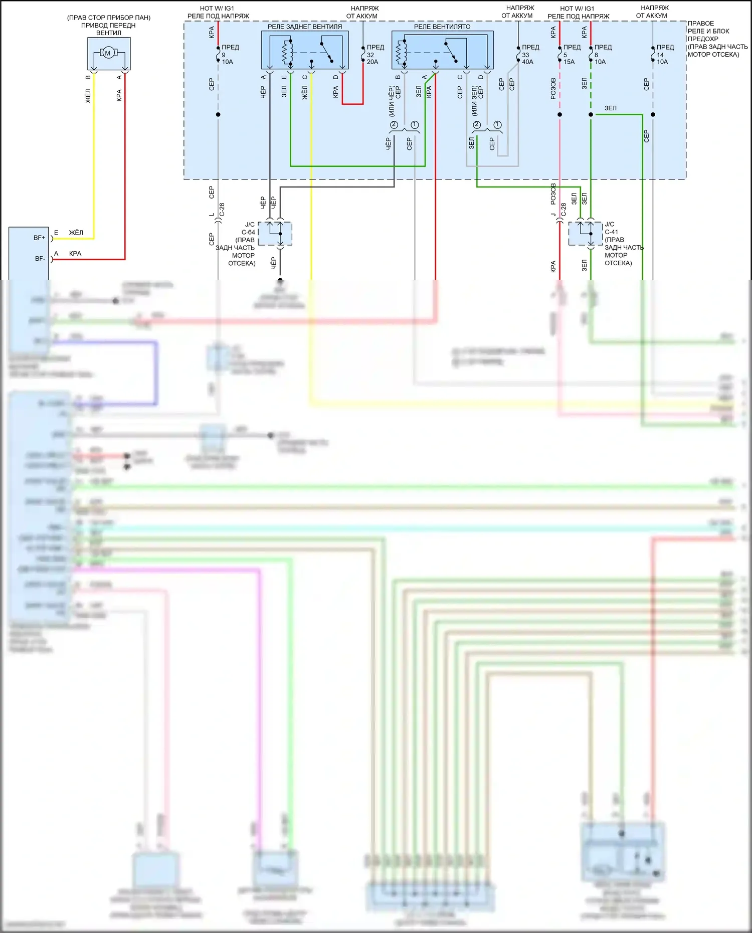 CX-90 Mazda I (2023-2024): Электросхема климат контроля (1 из 6) 