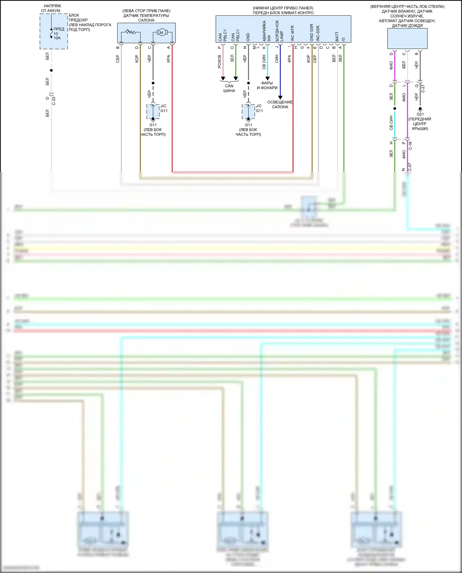 CX-90 Mazda I (2023-2024): Электросхема климат контроля (2 из 6) 