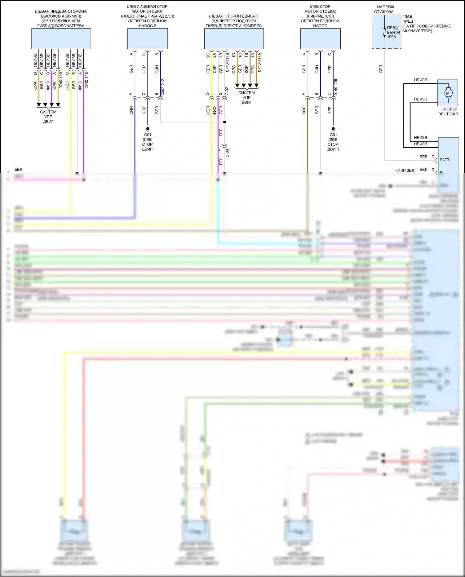 CX-90 Mazda I (2023-2024): Электросхема климат контроля (6 из 6) 