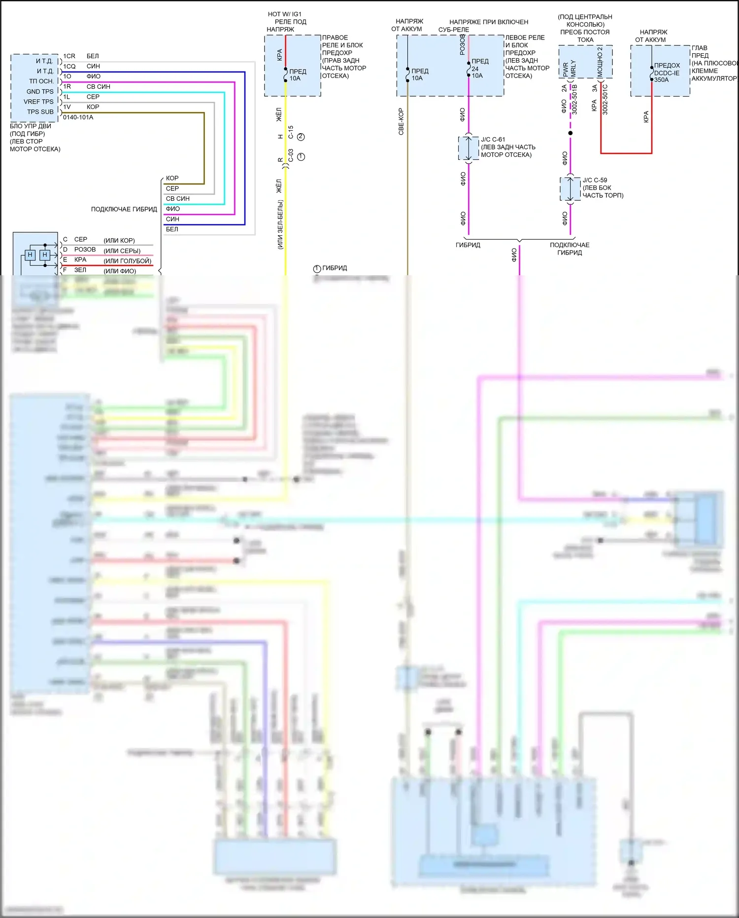 CX-90 Mazda I (2023-2024): Электросхема круиз-контроля (1 из 2) 
