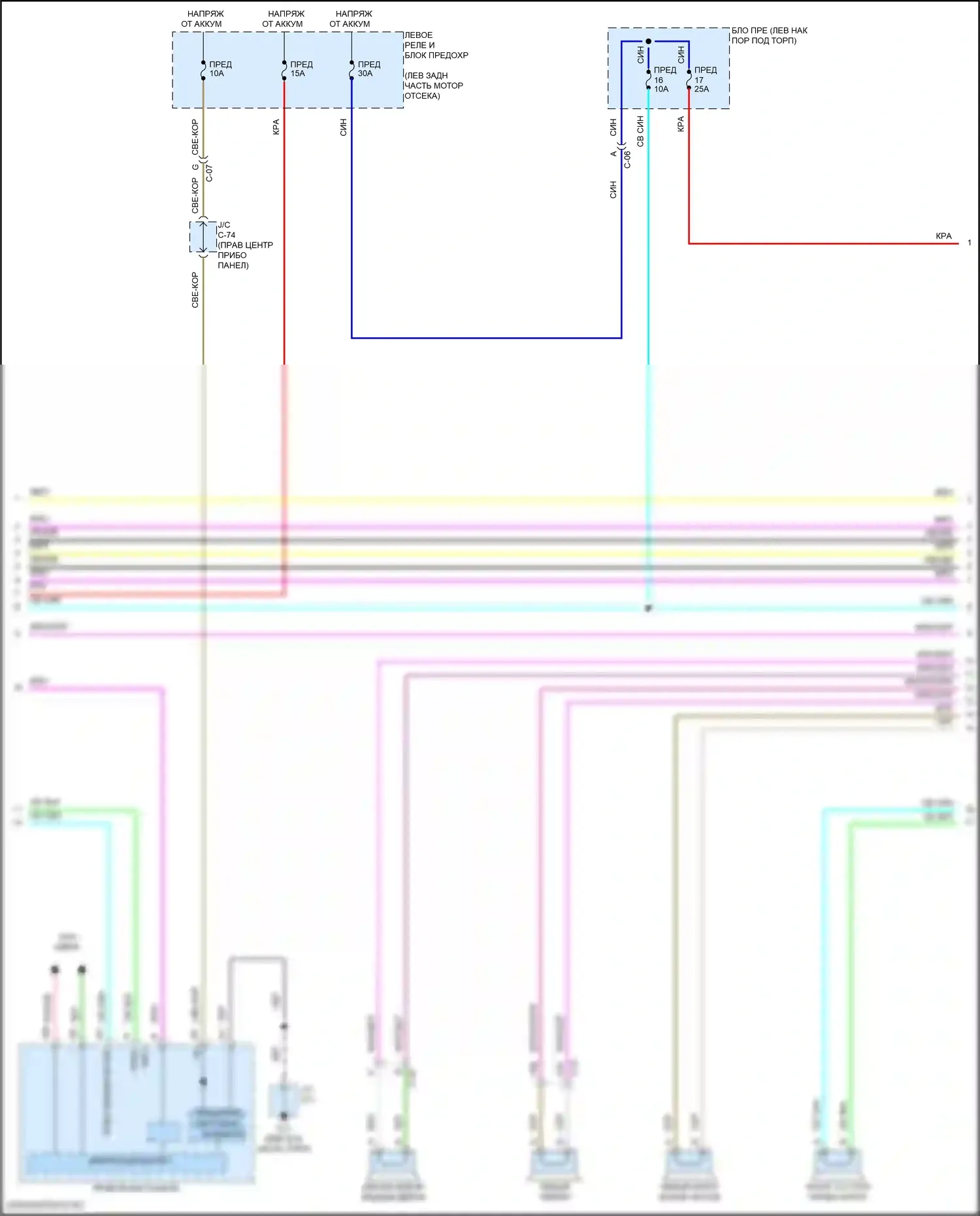 CX-90 Mazda I (2023-2024): Электросхема навигации, без bose (3 из 4) 