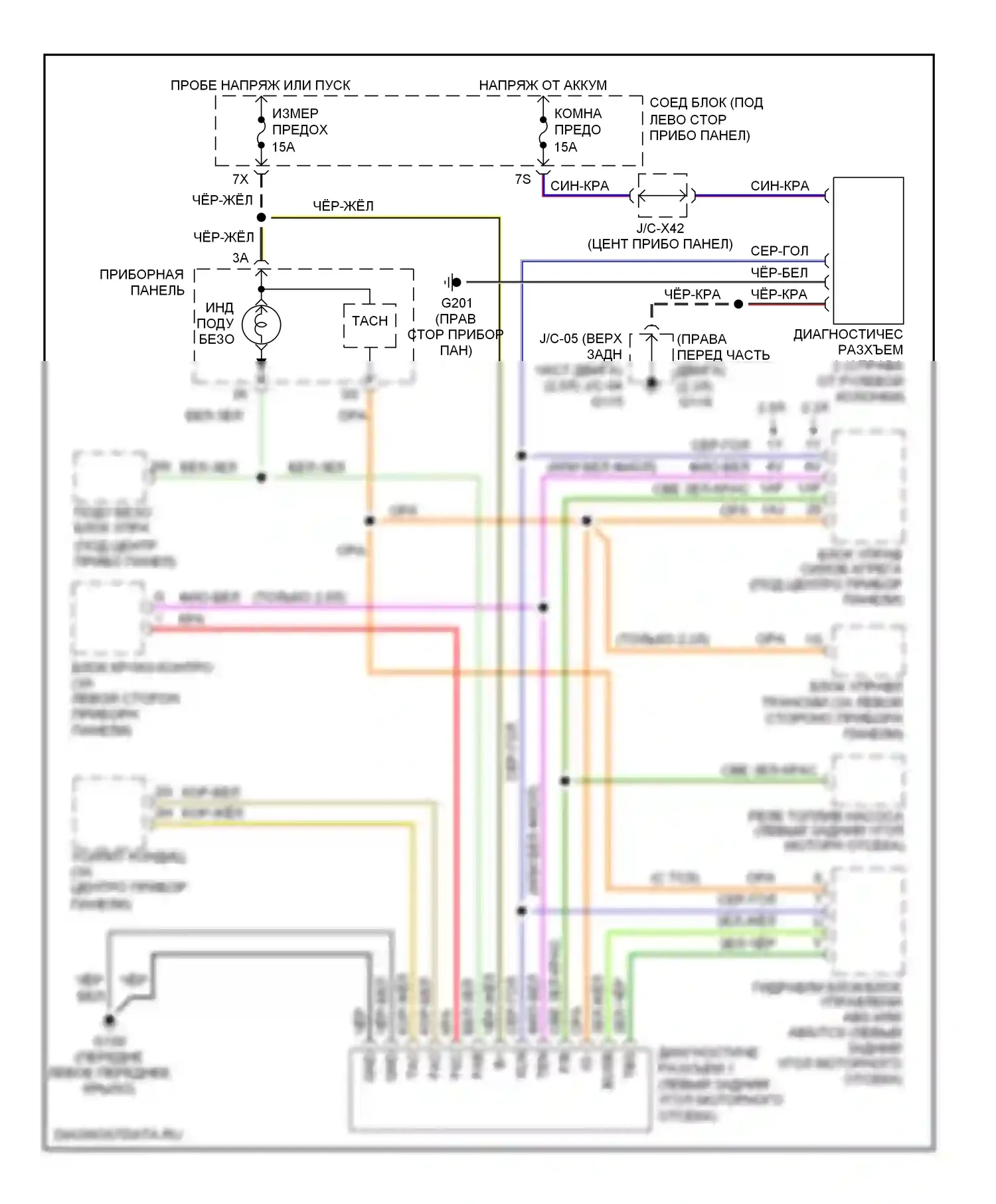 Millenia Mazda I рестайлинг (2000-2003): Can шина 