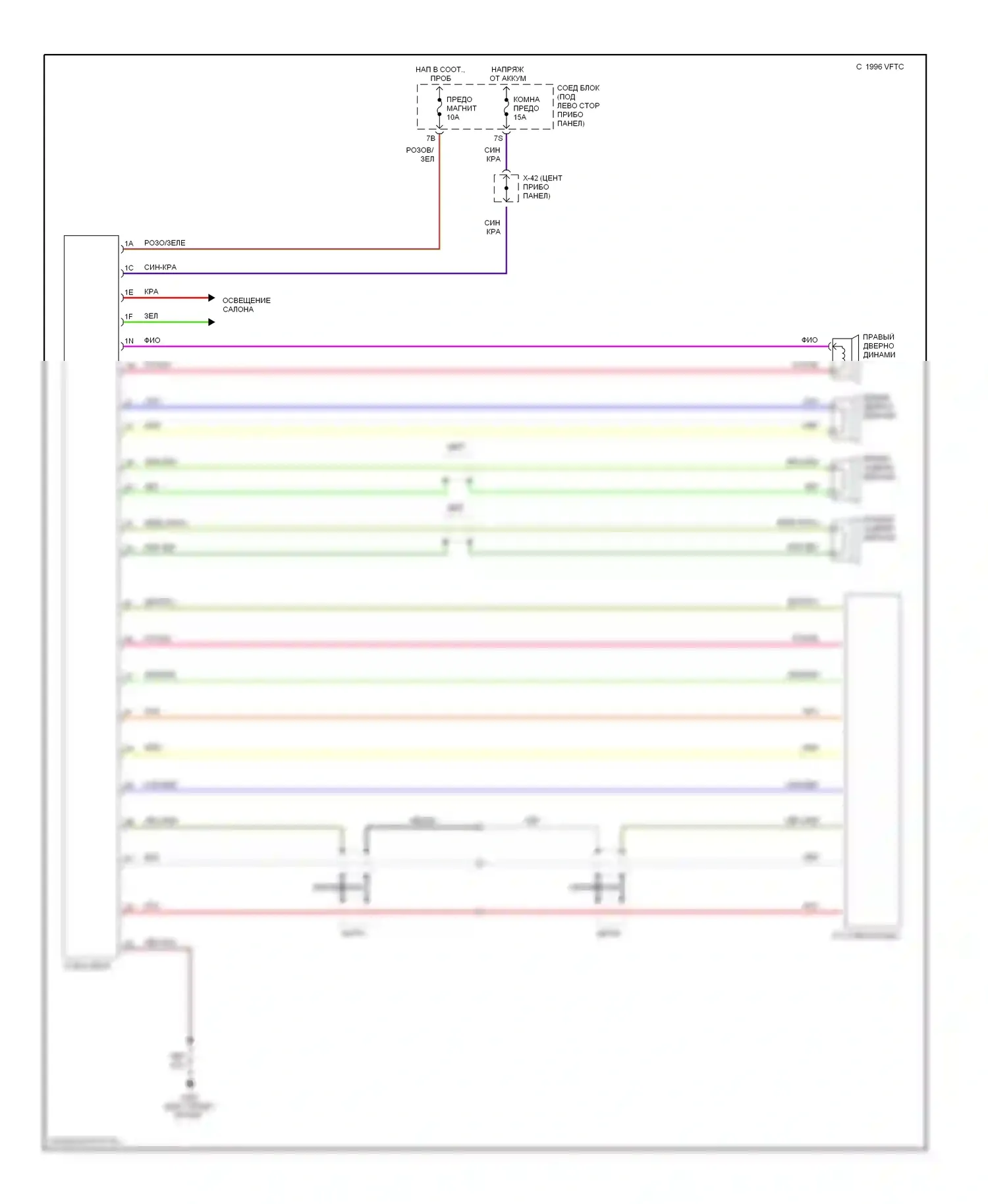 Millenia Mazda I (1994-2000): Базовая магнитола 